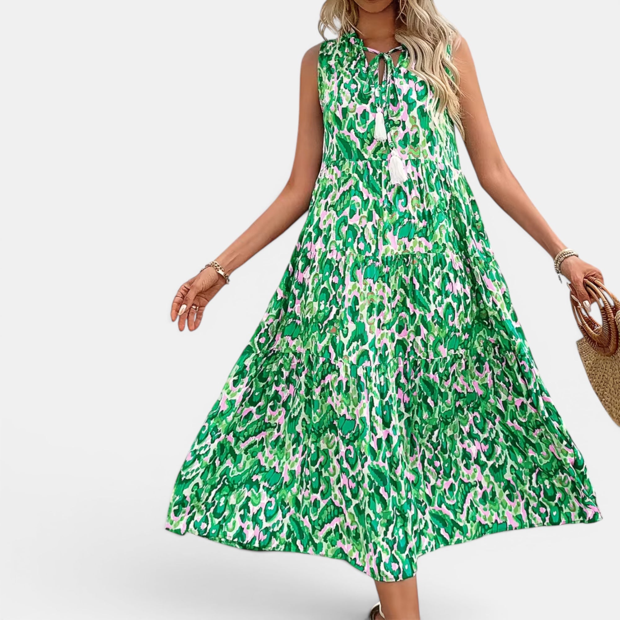 Ellmont London | Women's Lightweight Sleeveless Boho Dress for Summer