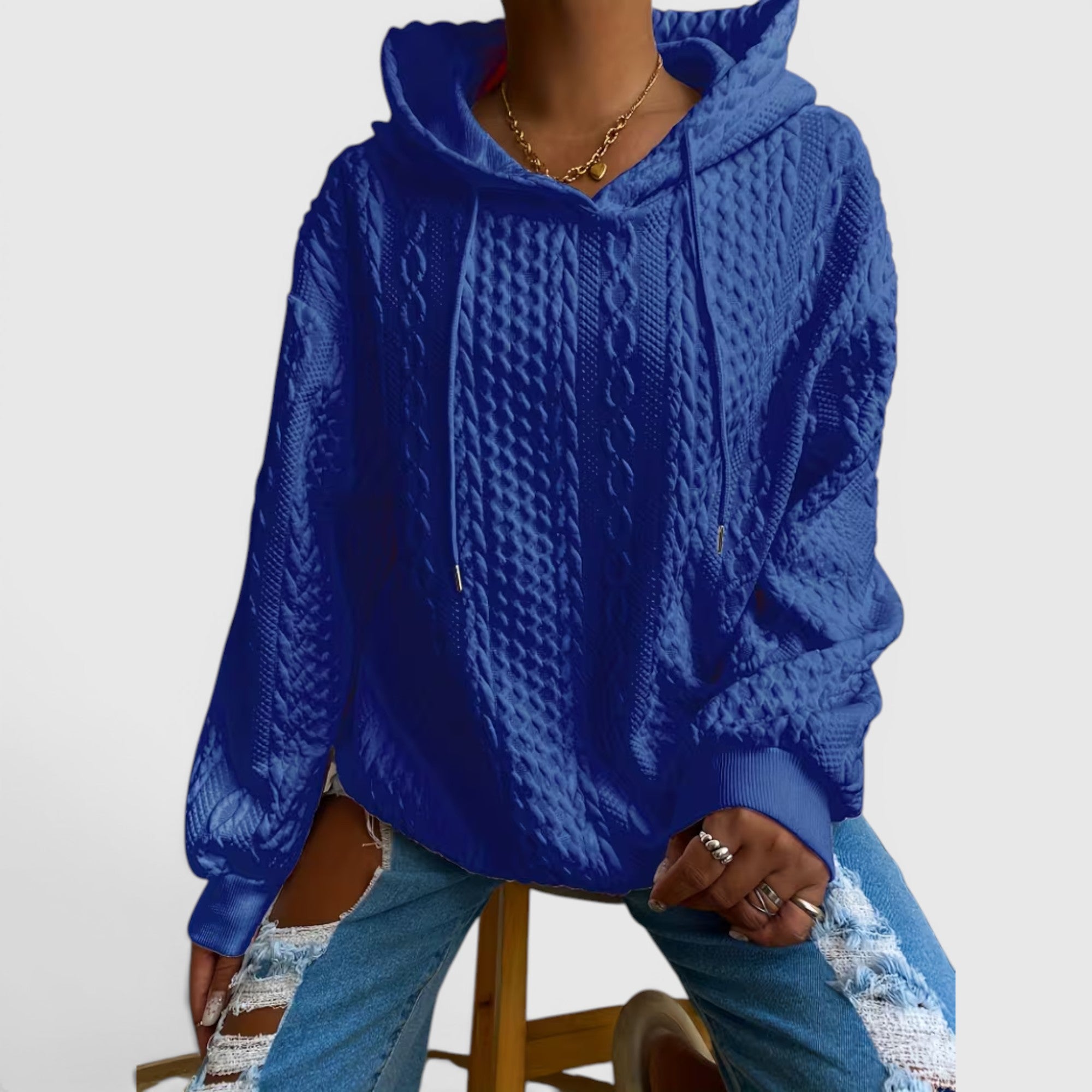 Willow | Women's Plus Size Long Sleeve Hoodie Relaxed Fit Sweatshirt