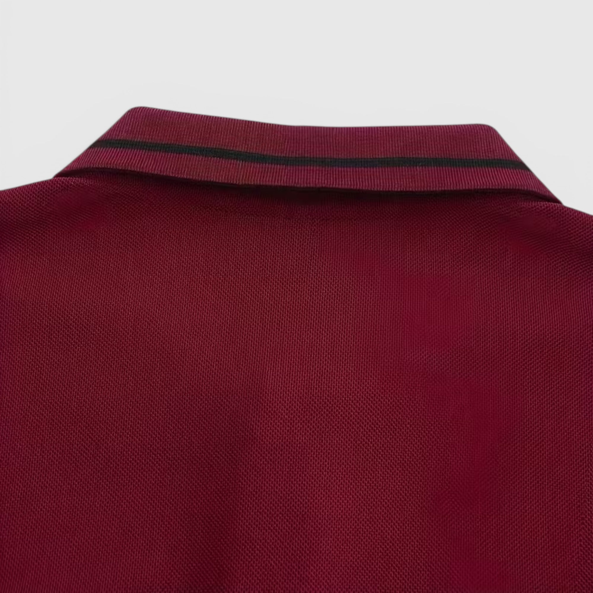 Isaac | Men's Casual Polo Shirt Long Sleeve Rib-Knit Everyday Wear