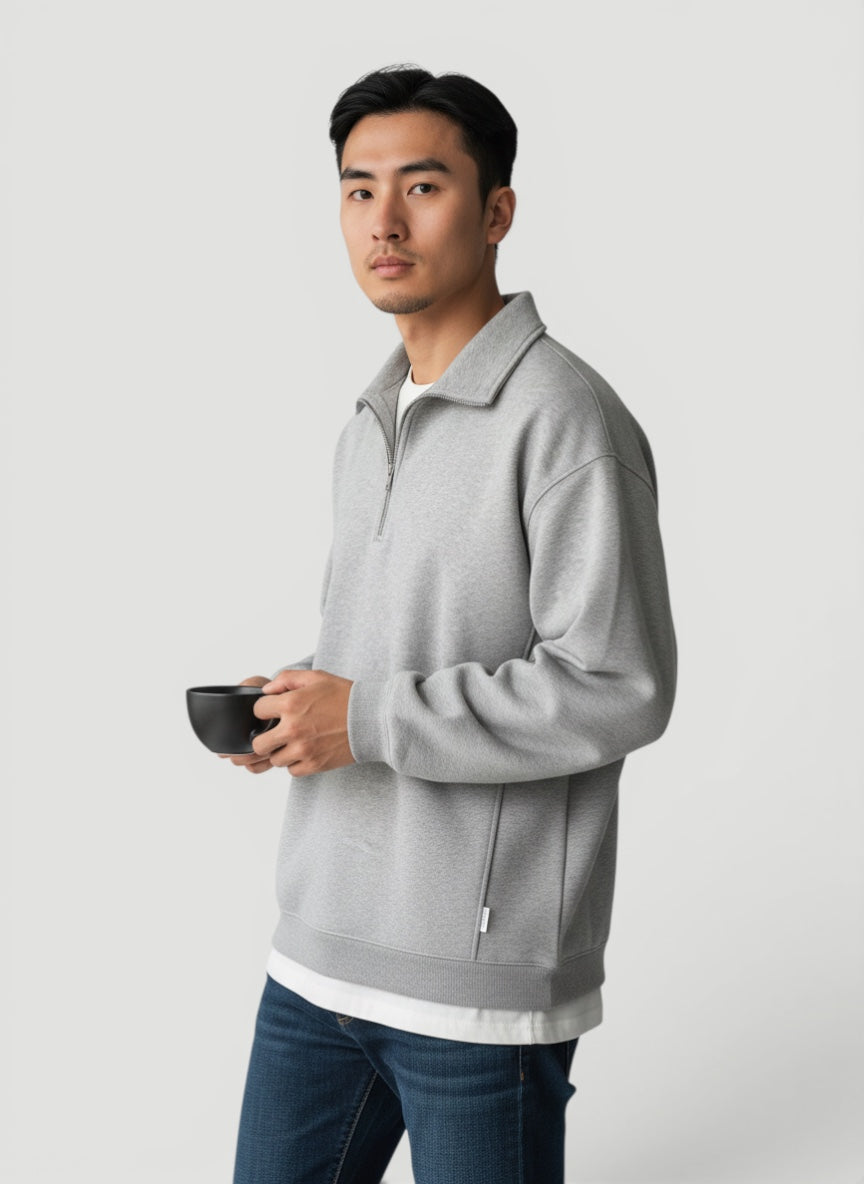 Ellmont London | Men’s Lightweight Quarter Zip Pullover