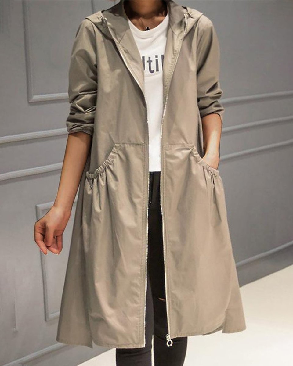 Sofia | Lightweight And Trendy Waterproof Trench Coat