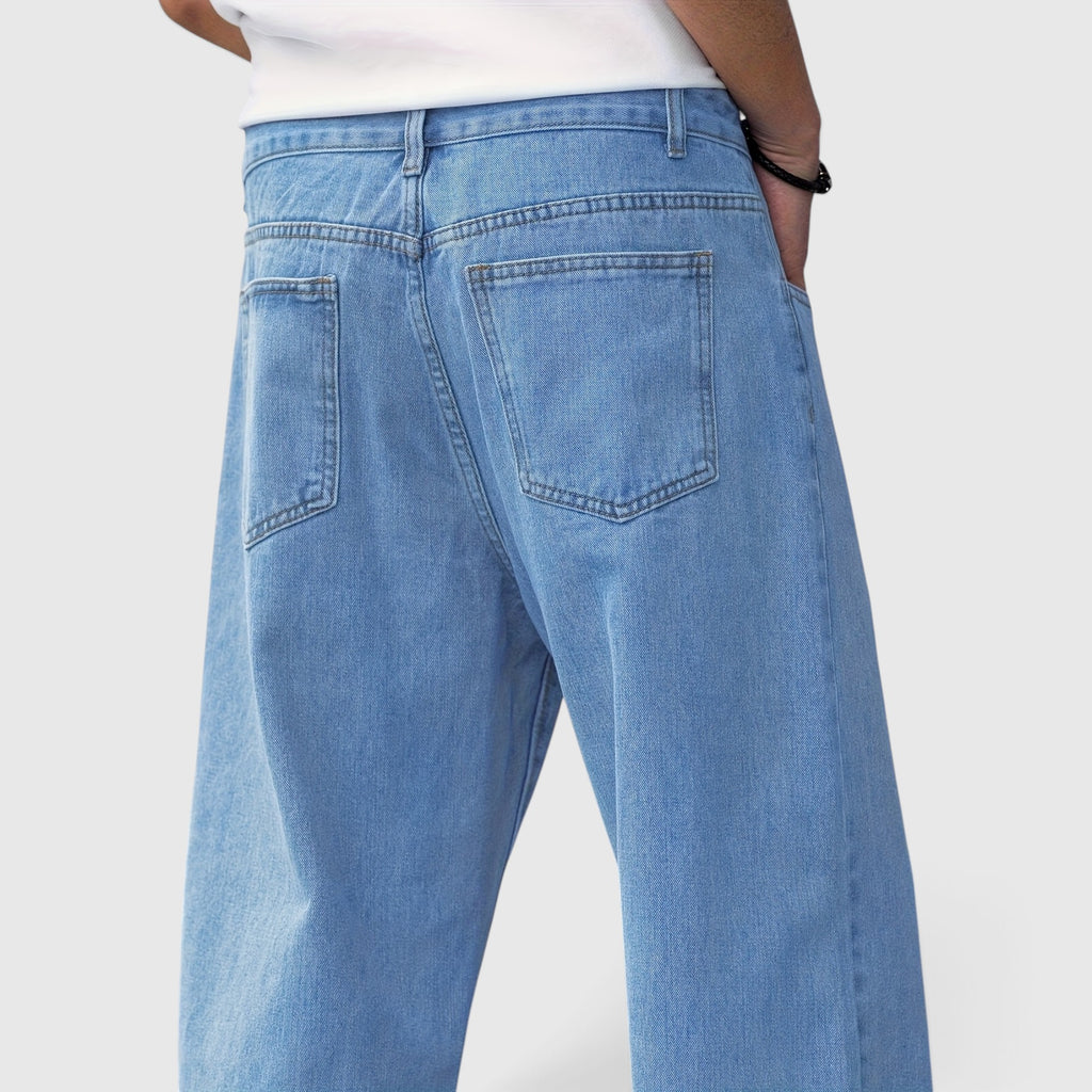 Jack | Men's Baggy Denim Jeans Wide-Leg Regular Fit Trousers