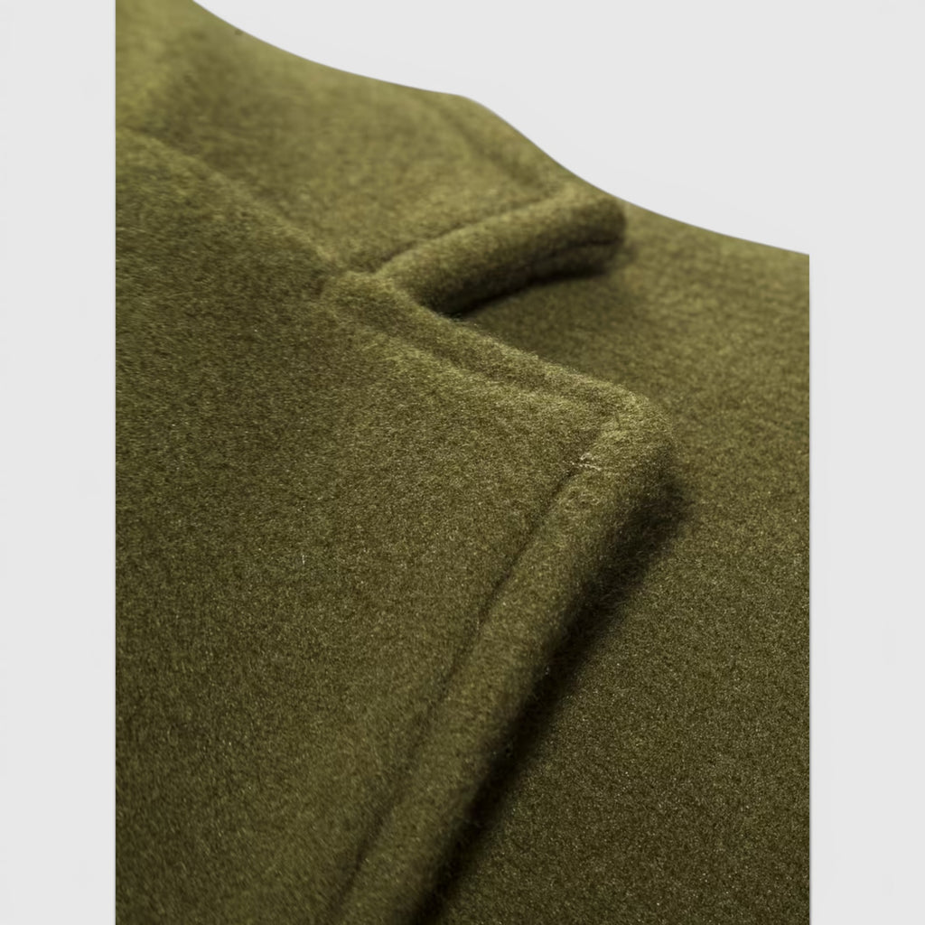 Ellmont London | Men's Trench Coat Single-Breasted Long Winter Overcoat