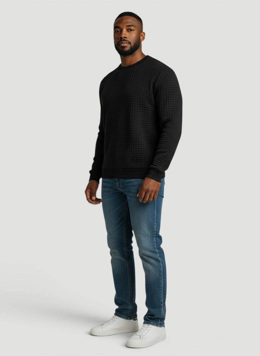 Ellmont London | Men’s Soft Lightweight Crew Neck Winter Sweater