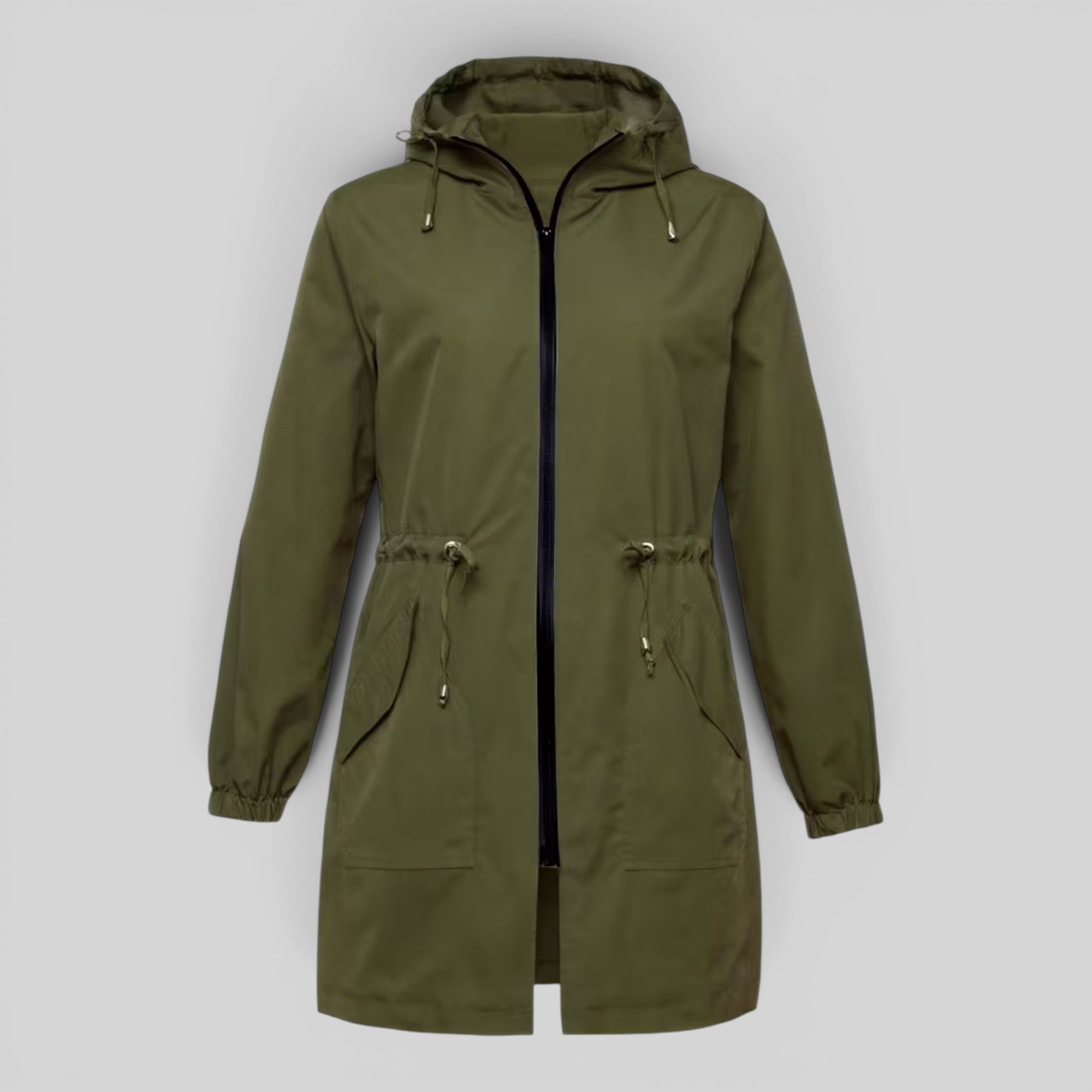 Ellmont London | Women's Waterproof Trench Coat Full Zip Outdoor Rain Jacket