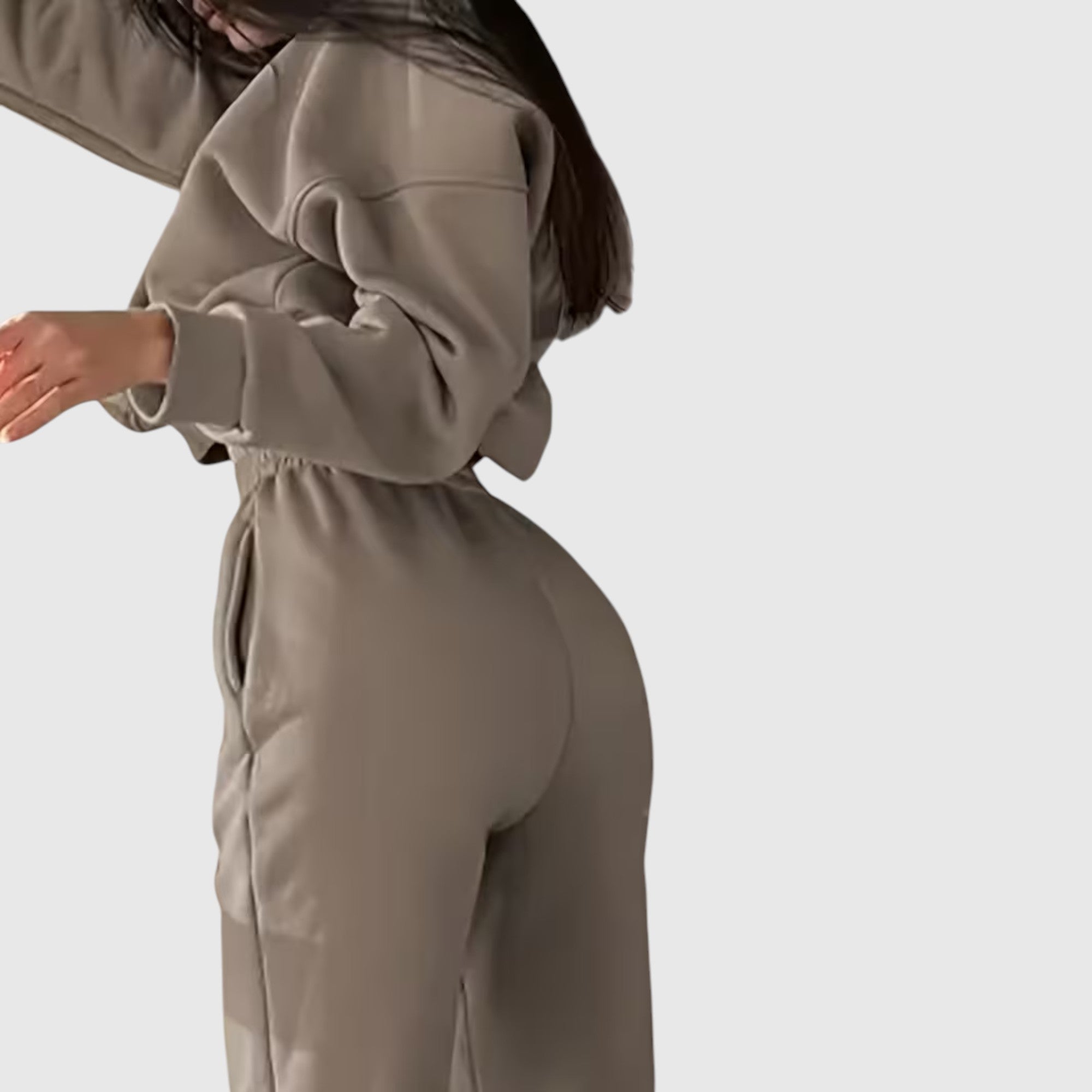 Hazel | Women's Loose Fit Embroidered Tracksuit Two-Piece Lounge Set