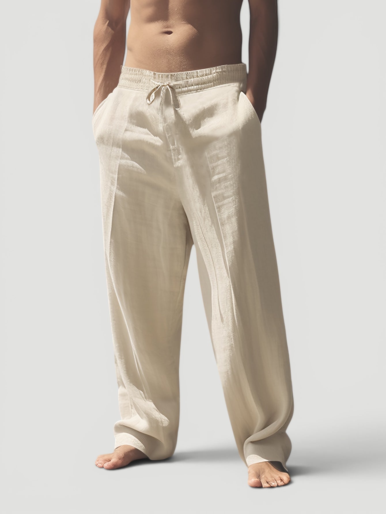 Ellmont London | Men’s Breathable Everyday Linen Trousers