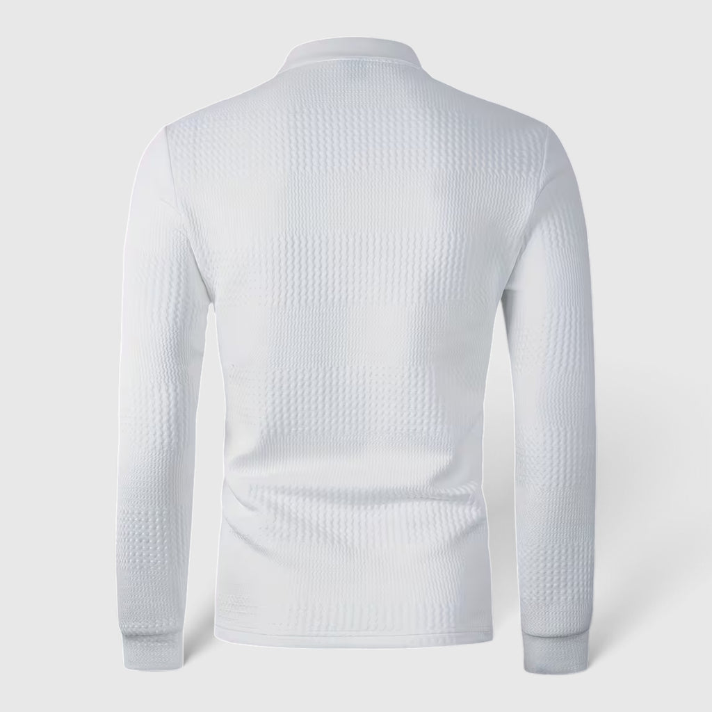 Martin | Men's Jacquard Knit Shirt – Regular Fit Office & Weekend Wear