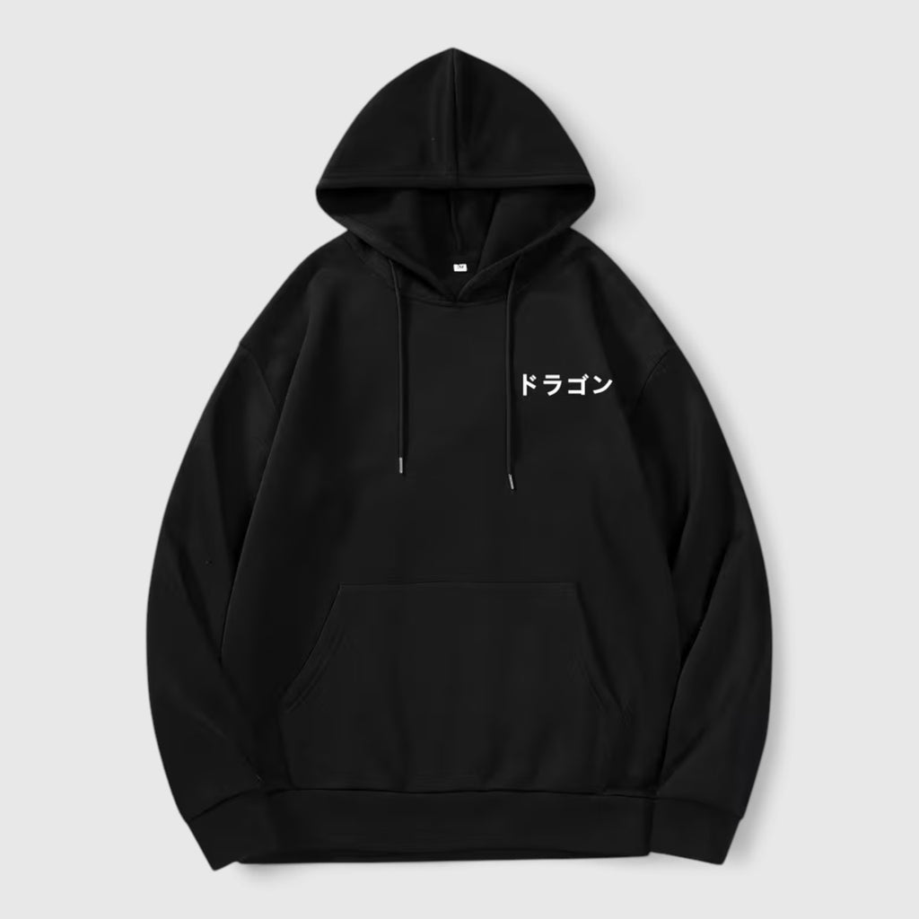 Theo | Men's Dragon Hoodie – Regular Fit Everyday Pullover