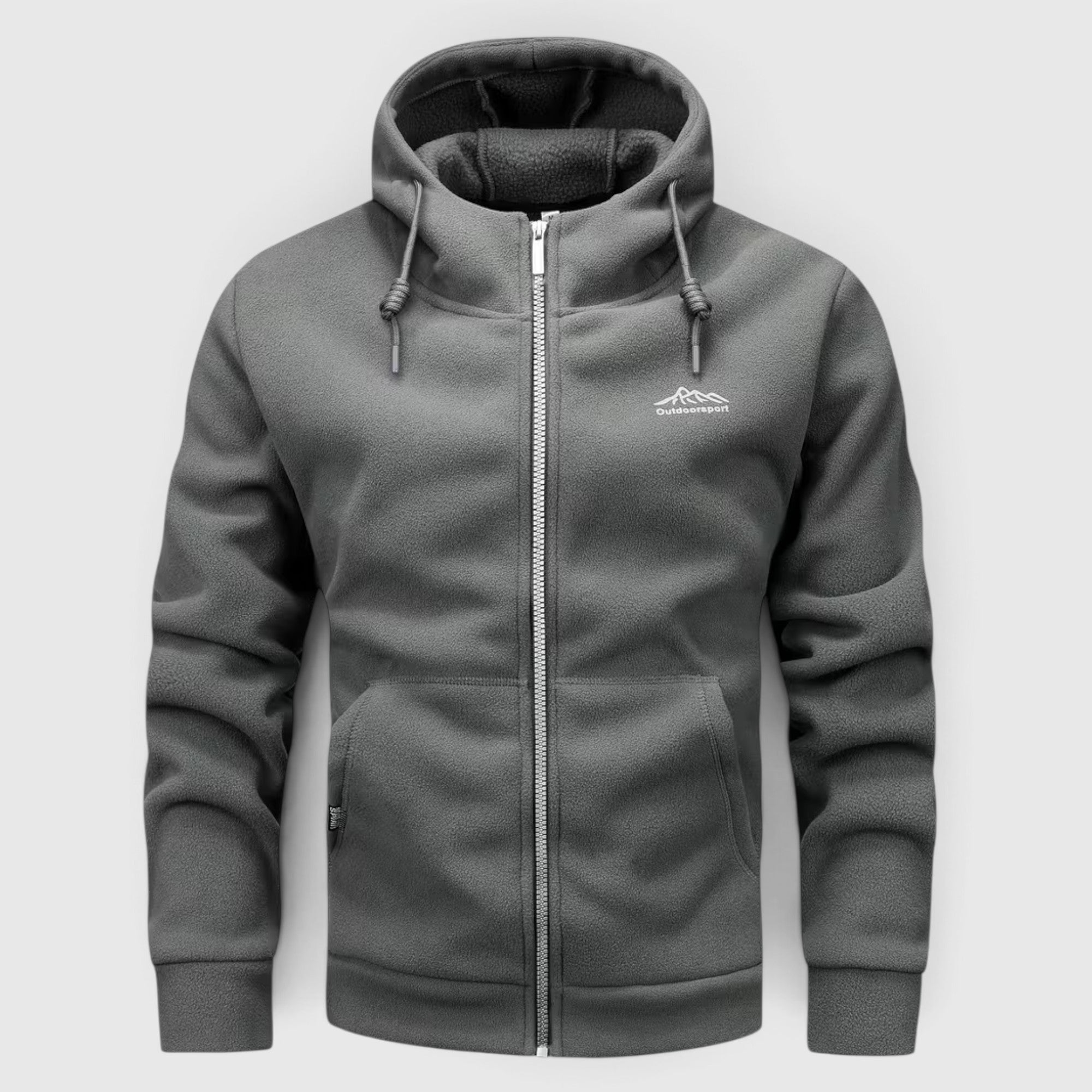Leo | Men's Fleece Hoodie Jacket – Thick Winter Casual Hoodie