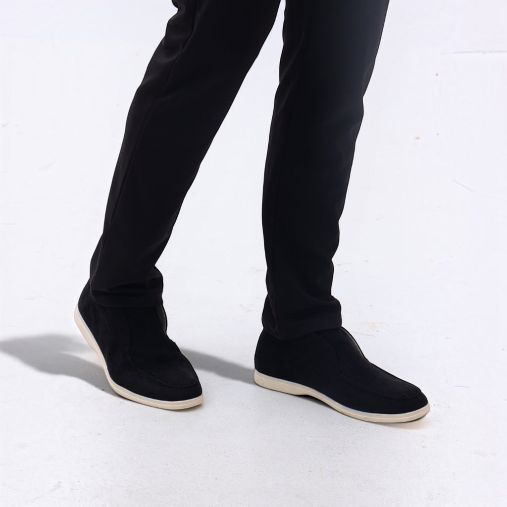 Ellmont London | Men's Classic High Suede Dress Loafers