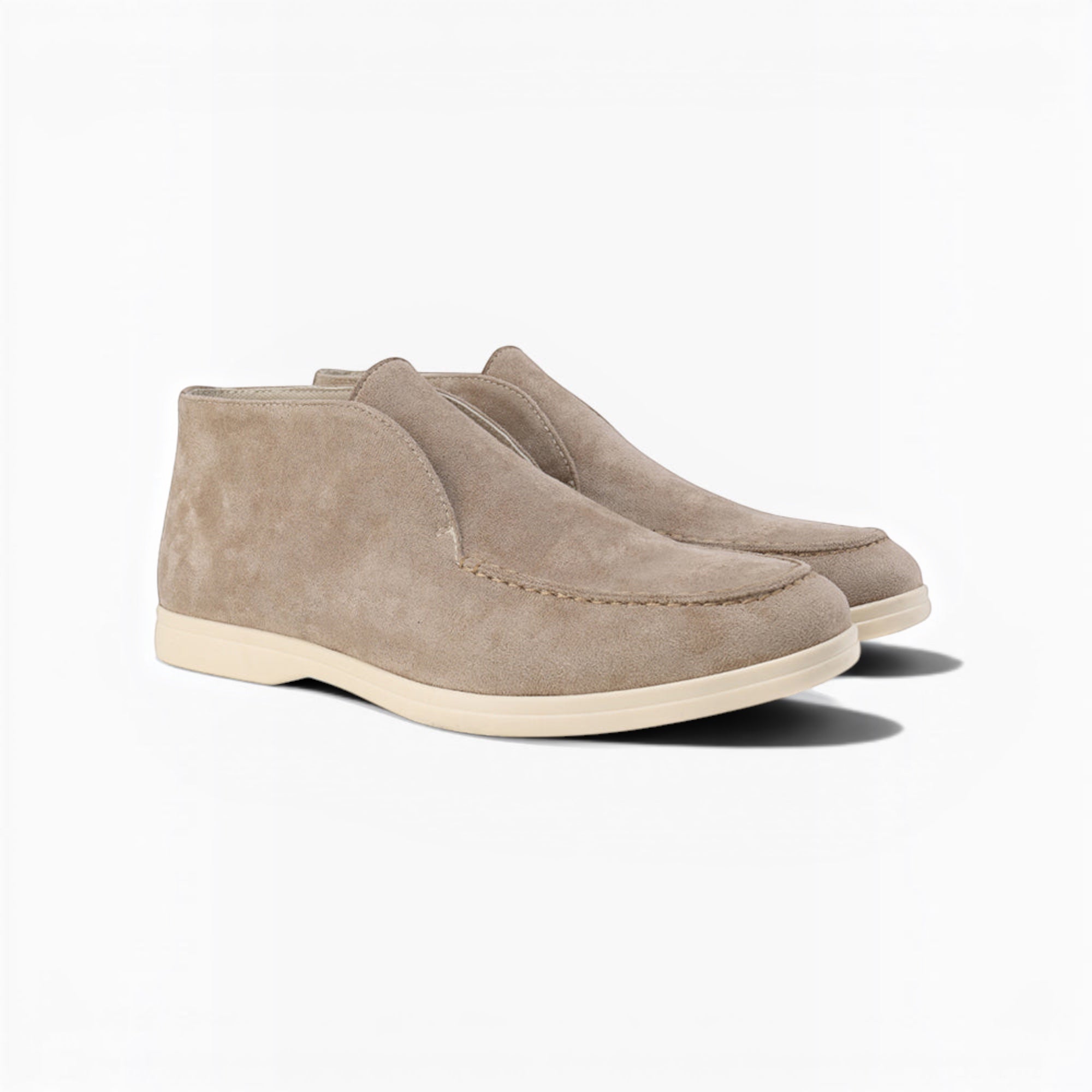 Ellmont London | Men's Classic High Suede Dress Loafers
