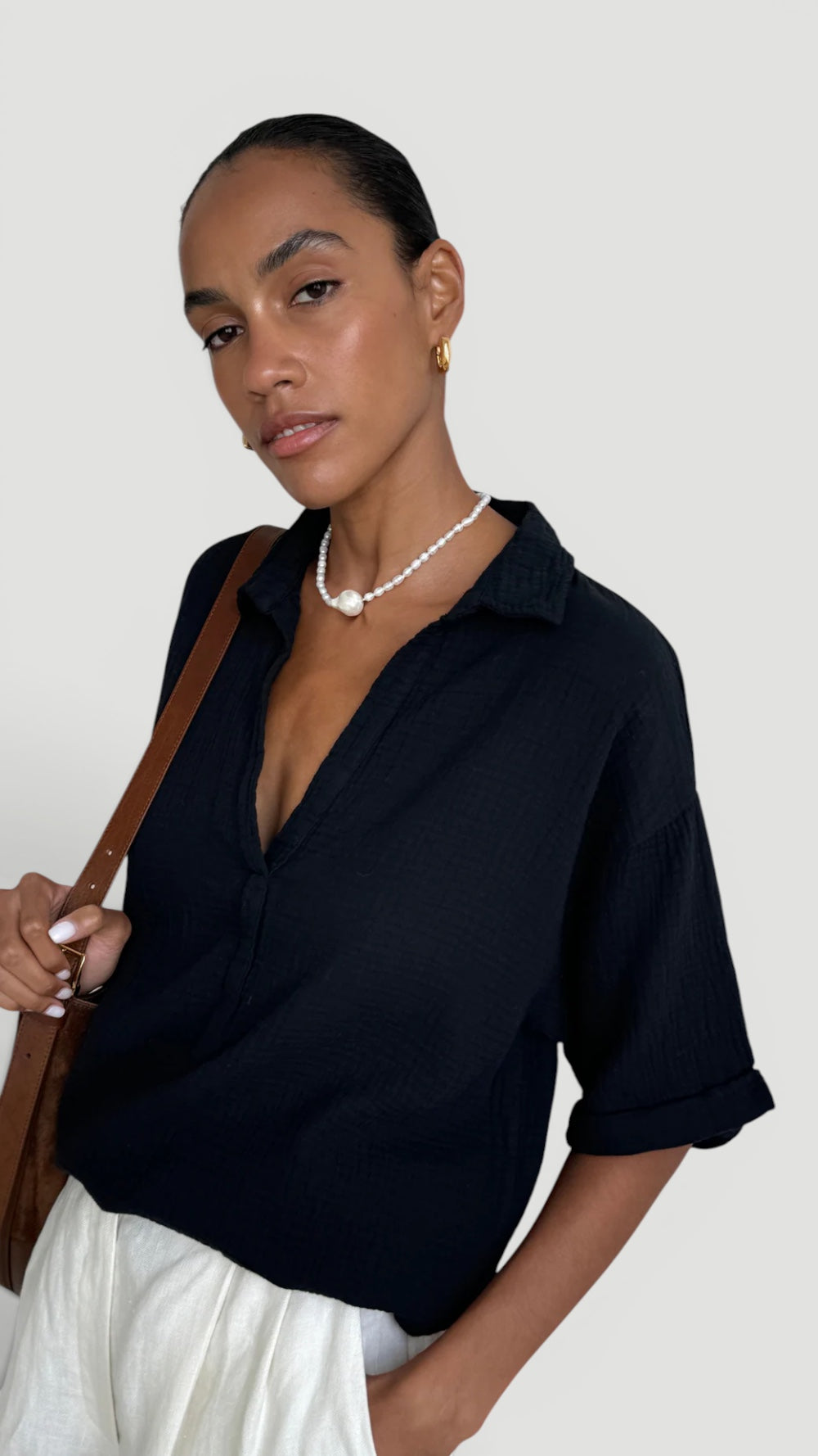 Ellmont London | Women’s Easy Care Cotton Care Cotton Summer Blouse