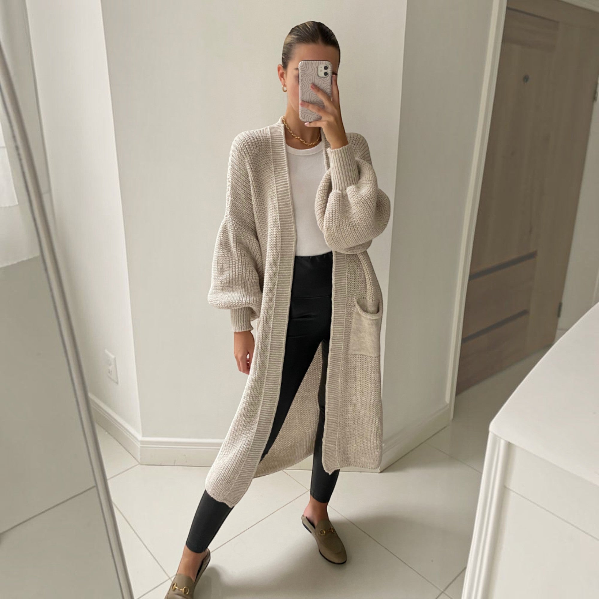 Ellmont London | Women's Soft Longline Cardigan for Everyday Wear