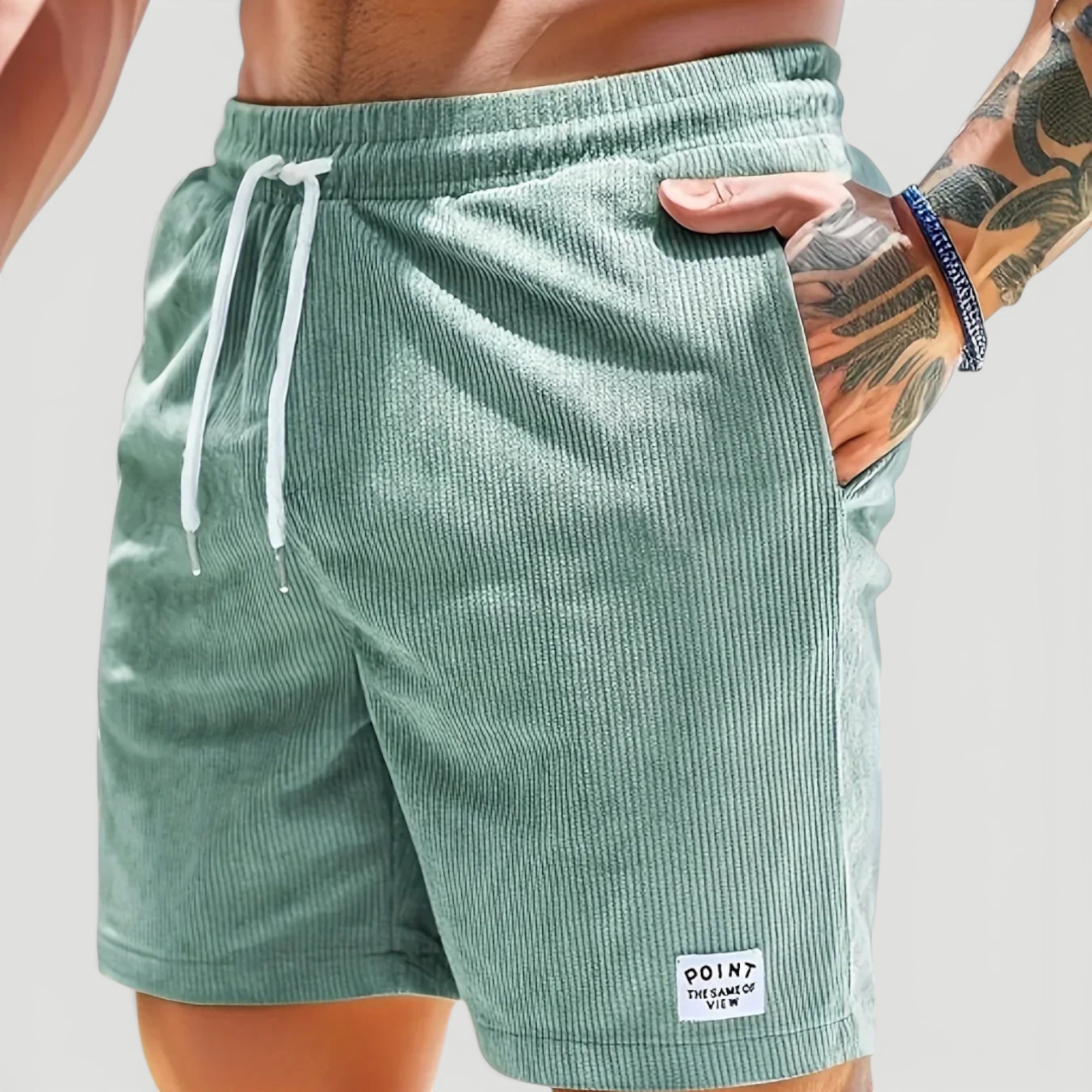 Ellmont London | Men’s Lightweight Summer Corduroy Shorts