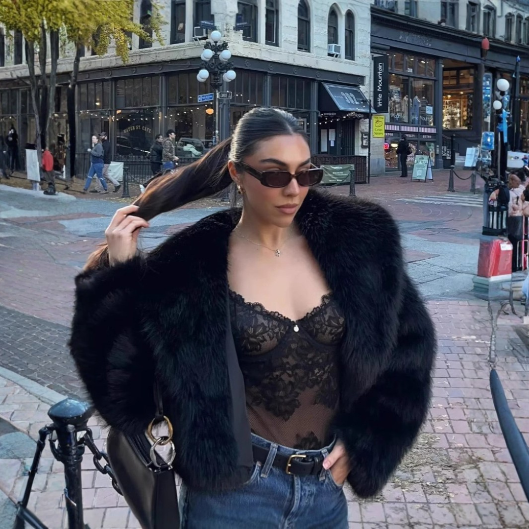 Daphne | Chic Faux Loose Fit Winter High-End Coat