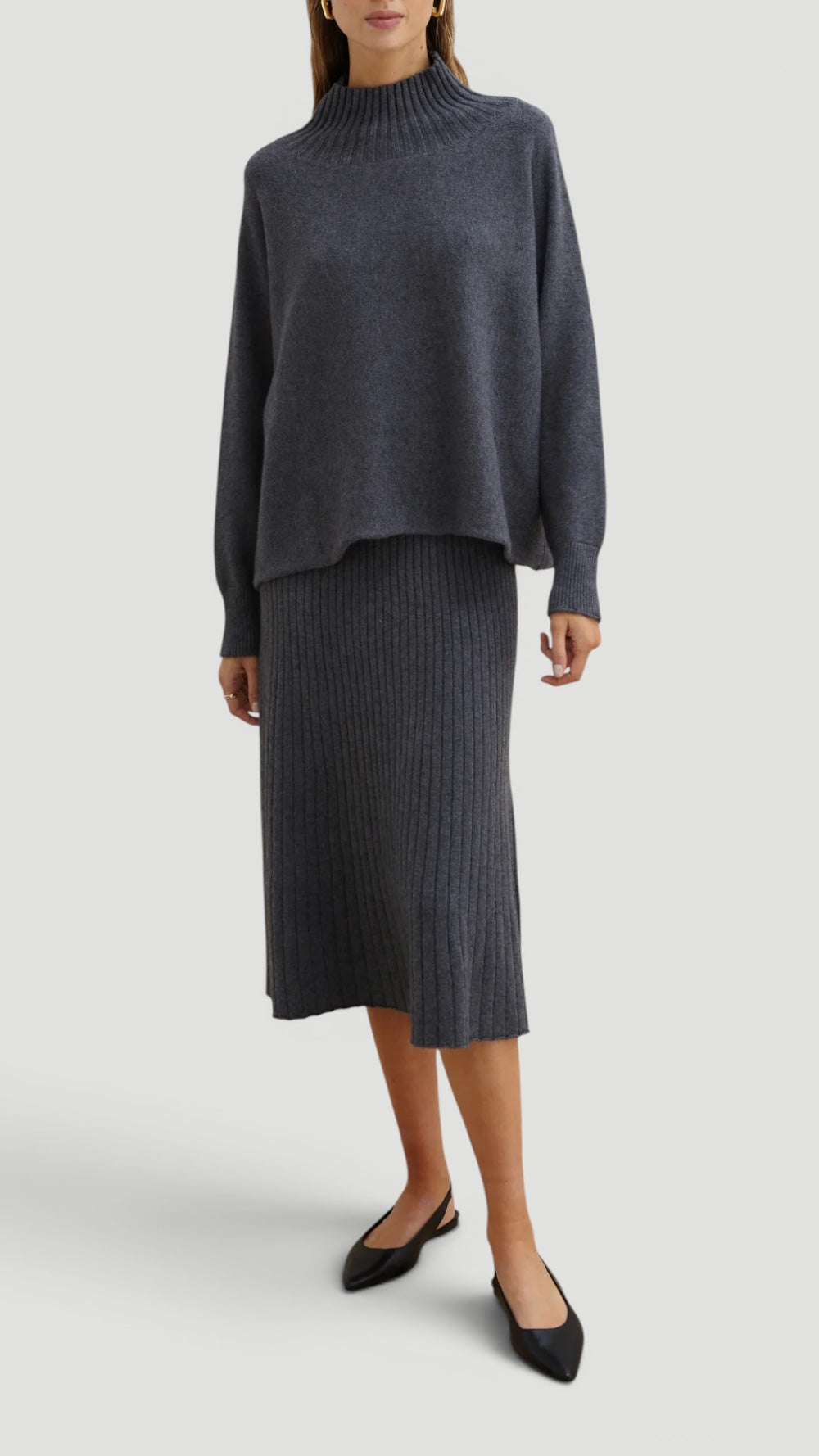 Ellmont London | Women’s Soft Relaxed Fit Summer Chic Slouchy Knit Pullover