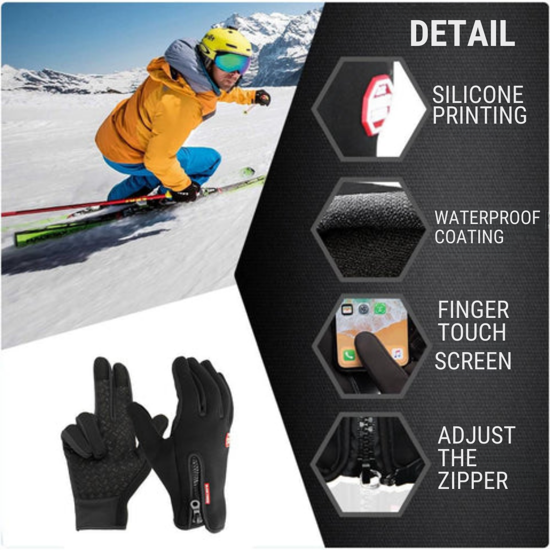 Heated Winter Gloves for Cycling and Skiing