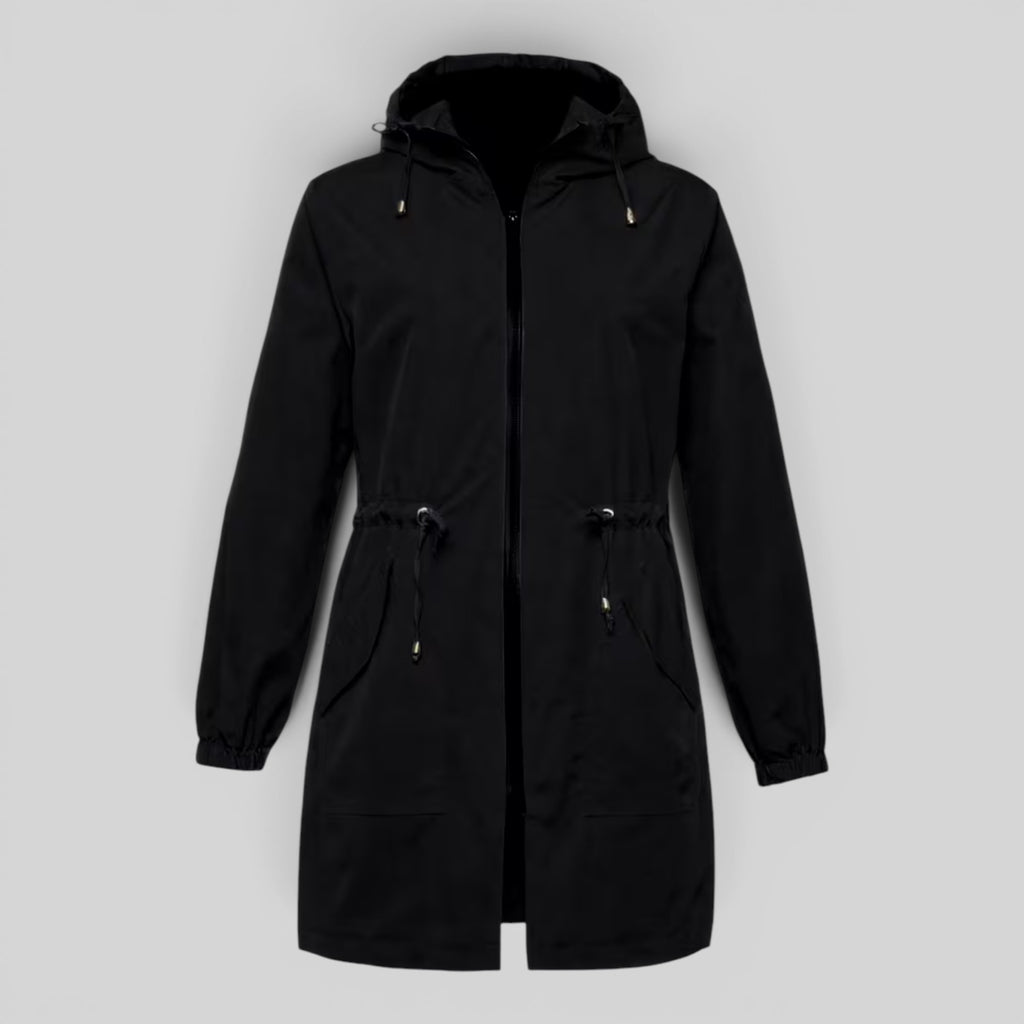 Ellmont London | Women's Waterproof Trench Coat Full Zip Outdoor Rain Jacket