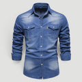Ellmont London | Men’s Button-Up Denim Shirt for Everyday Wear With Pockets