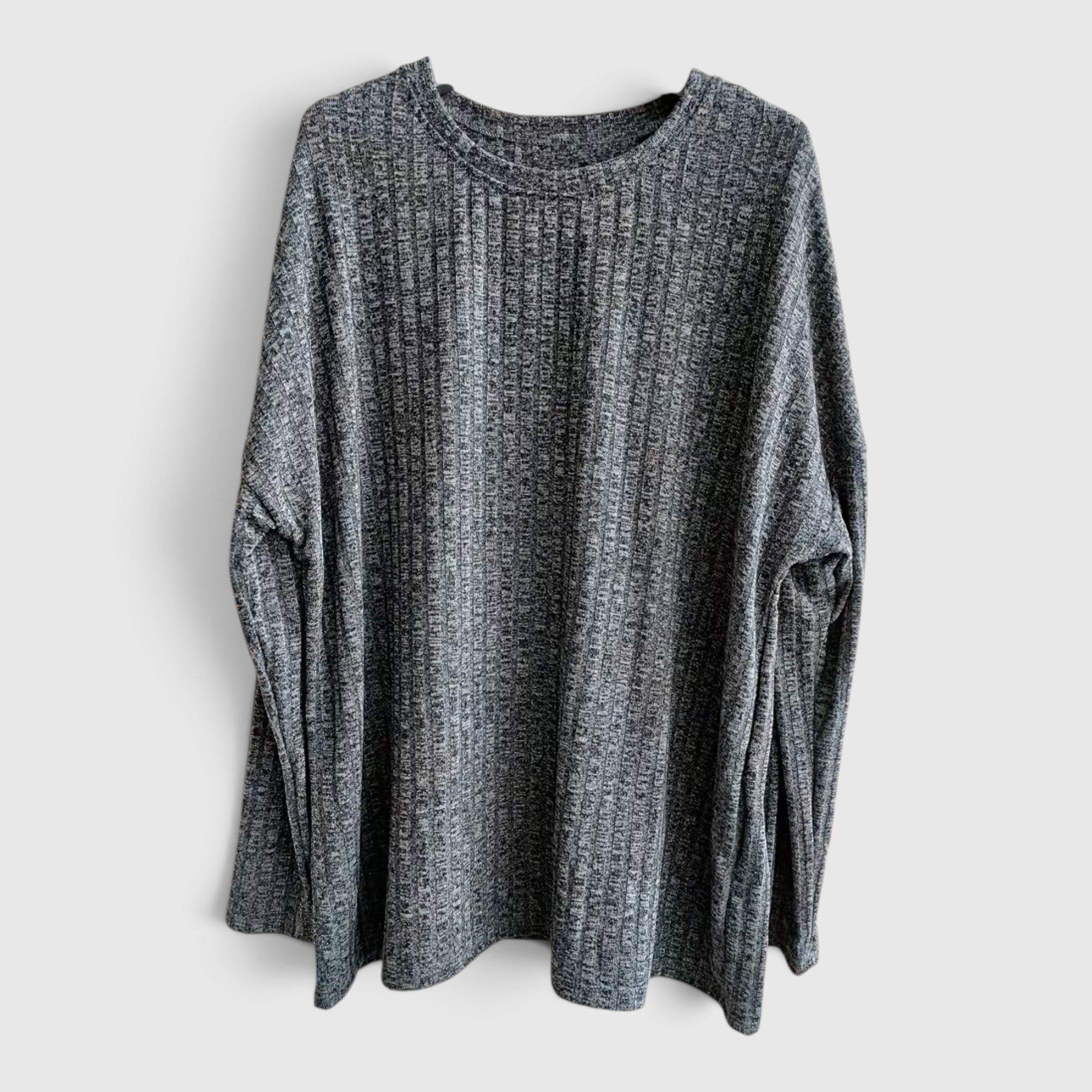 Lola | Women's Plus Size Crewneck Sweater – Relaxed Fit Long Sleeve Casual Top