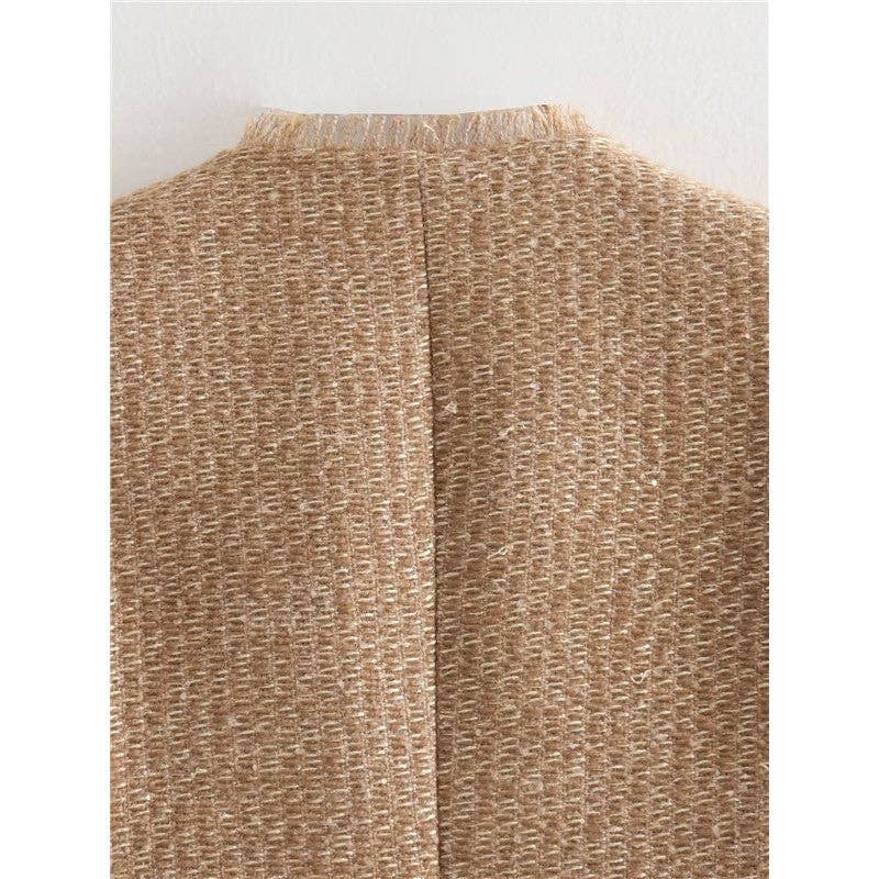 Ellmont London | Women’s Lightweight Elegant Tweed Structured Jacket