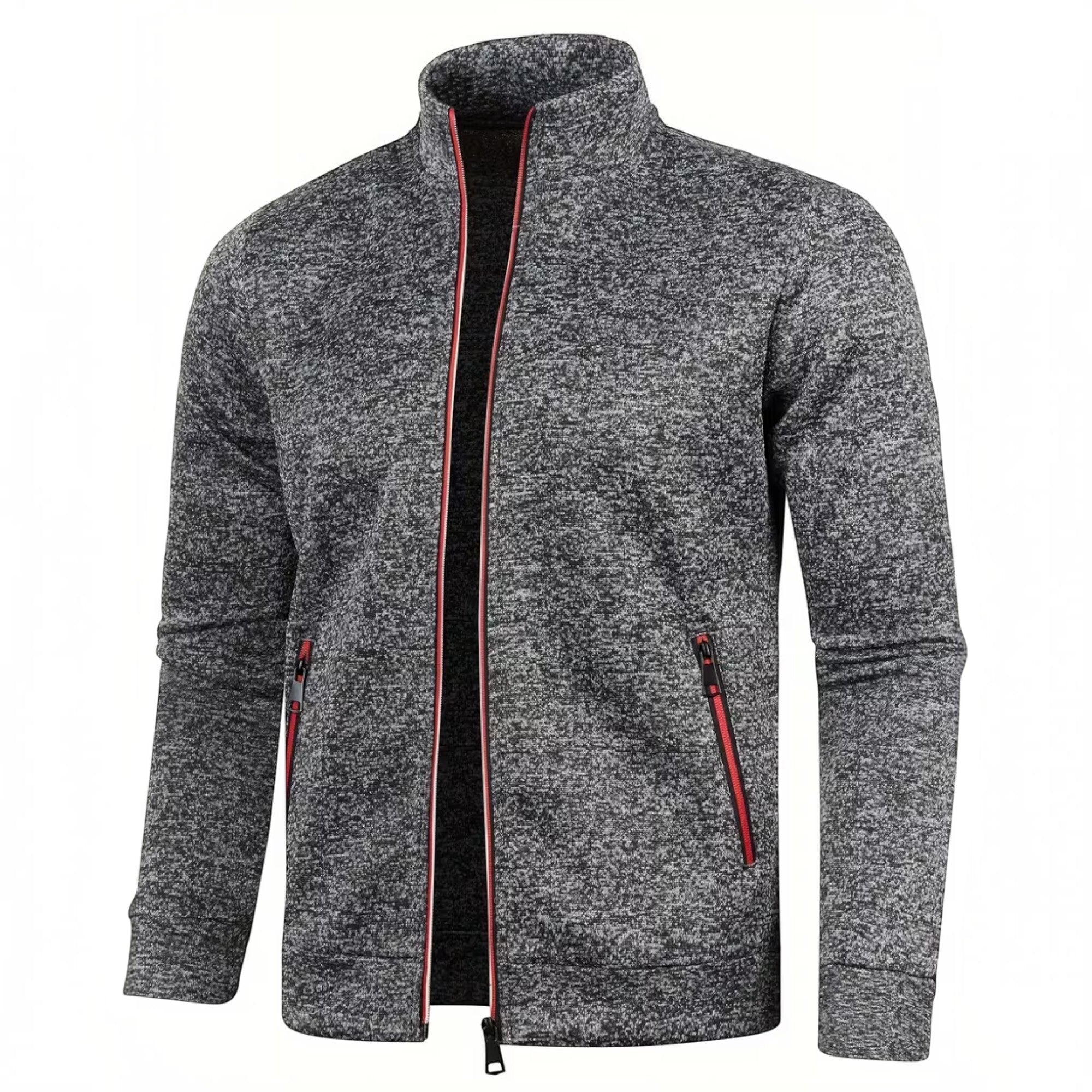 Ellmont London | Men's Knit Sweater Pullover High Neck Long Sleeve Comfort Fit