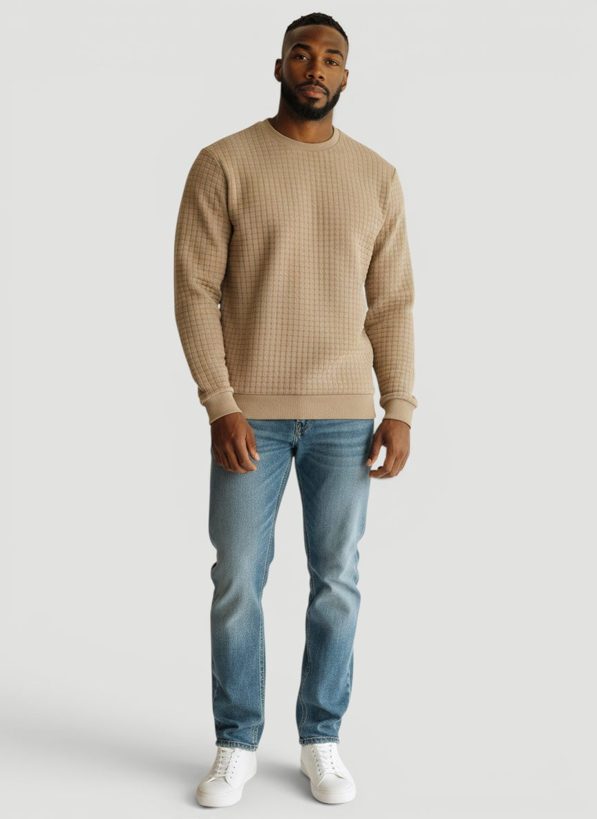 Ellmont London | Men’s Soft Lightweight Crew Neck Winter Sweater