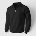 Ellmont London | Men's Long Sleeve Polo Textured Knit Regular Fit Sweatshirt