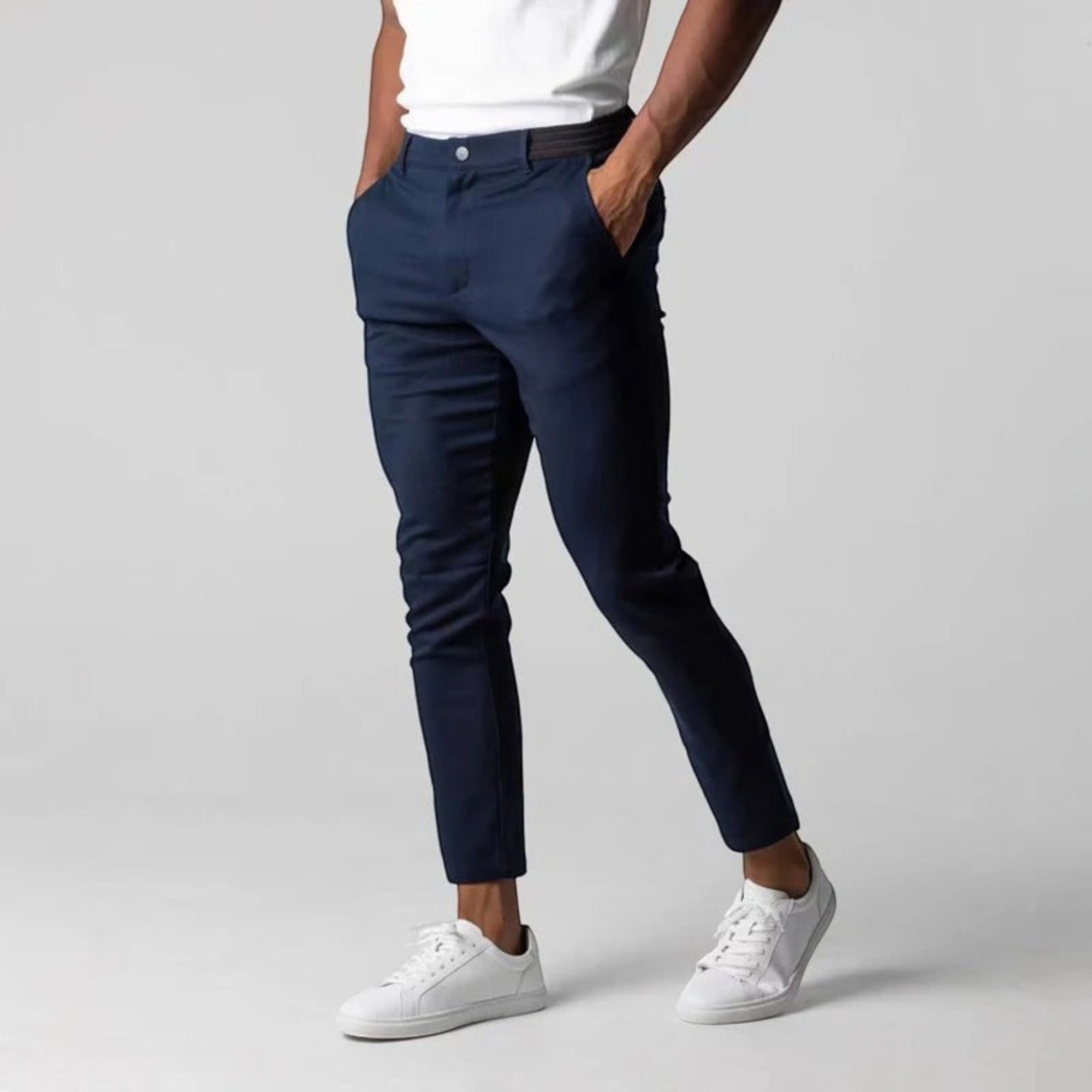 Miles | Chinos Pants Men's Comfortable Tailored Fit Business Casual Pants