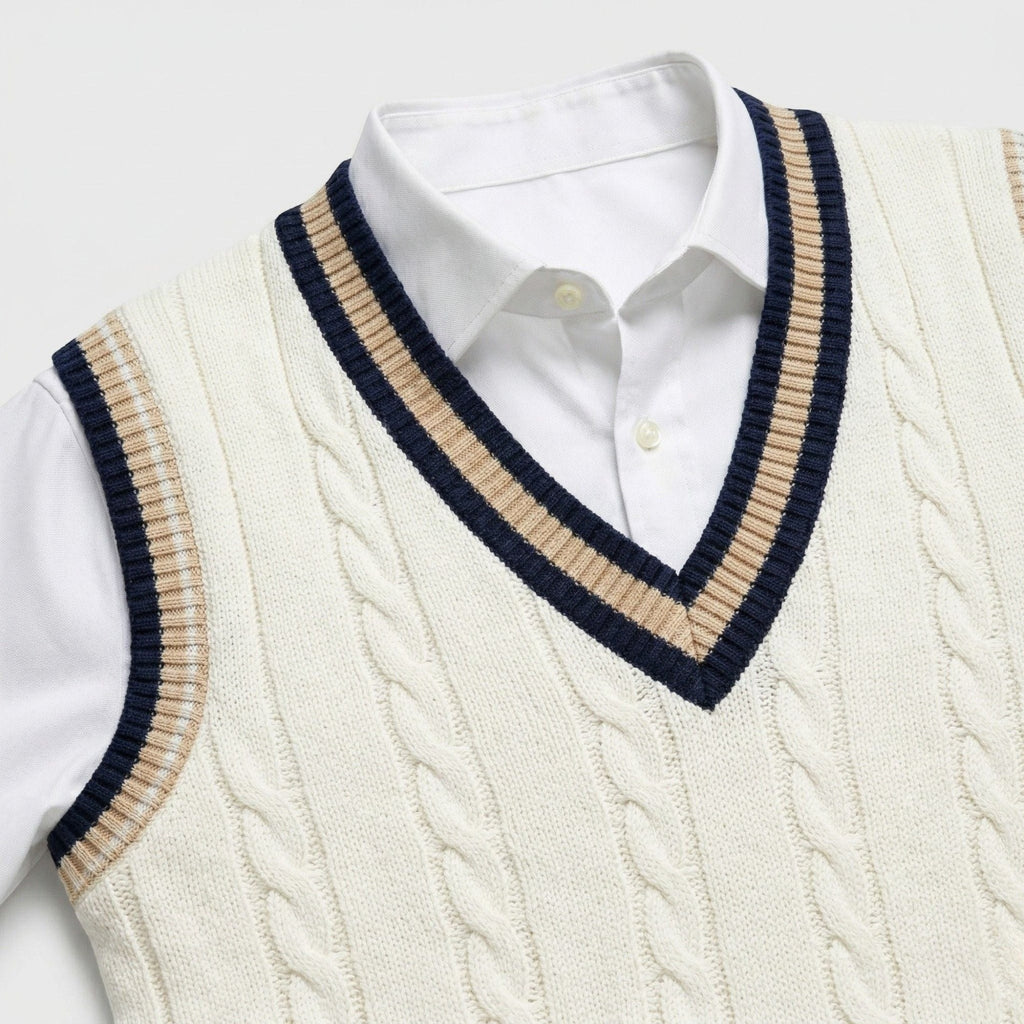 Ellmont London | Knit Jumper Men's Cable Knit Business Casual Sweater