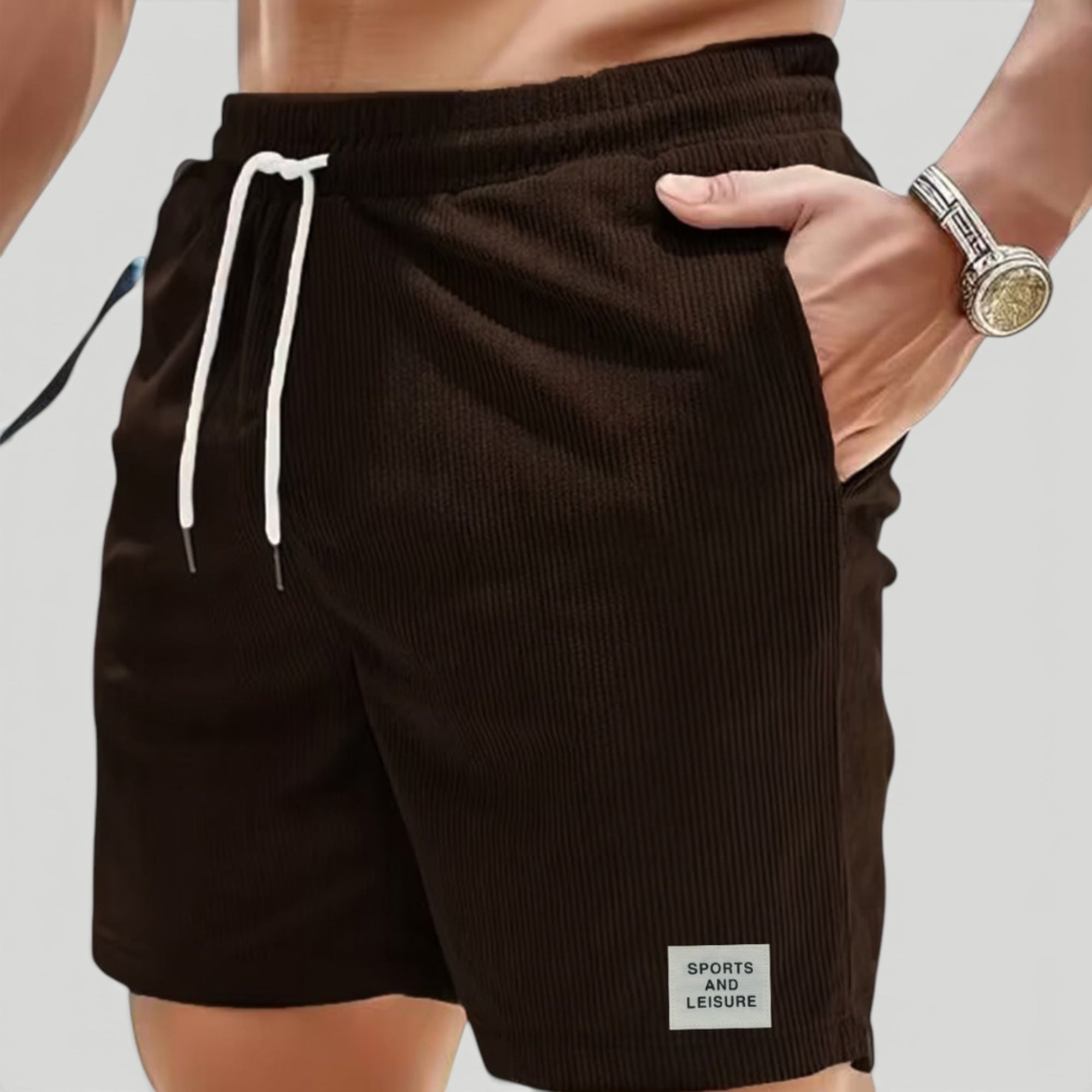 Ellmont London | Men’s Lightweight Summer Corduroy Shorts