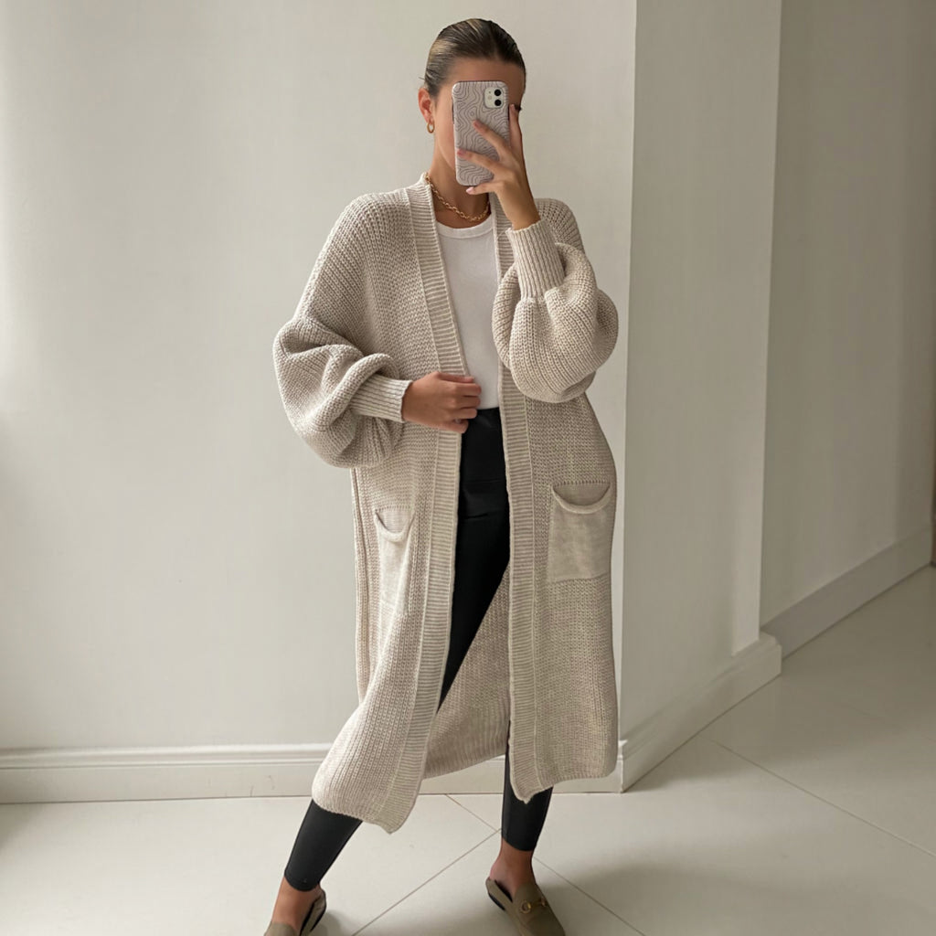Ellmont London | Women's Soft Longline Cardigan for Everyday Wear