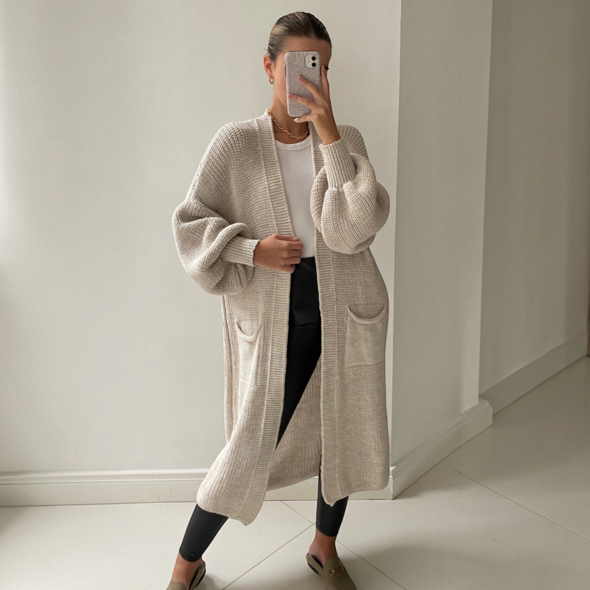Ellmont London | Women's Soft Longline Cardigan for Everyday Wear