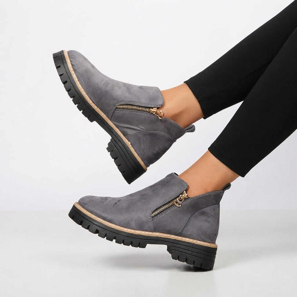 Women's Black Heeled Ankle Boots