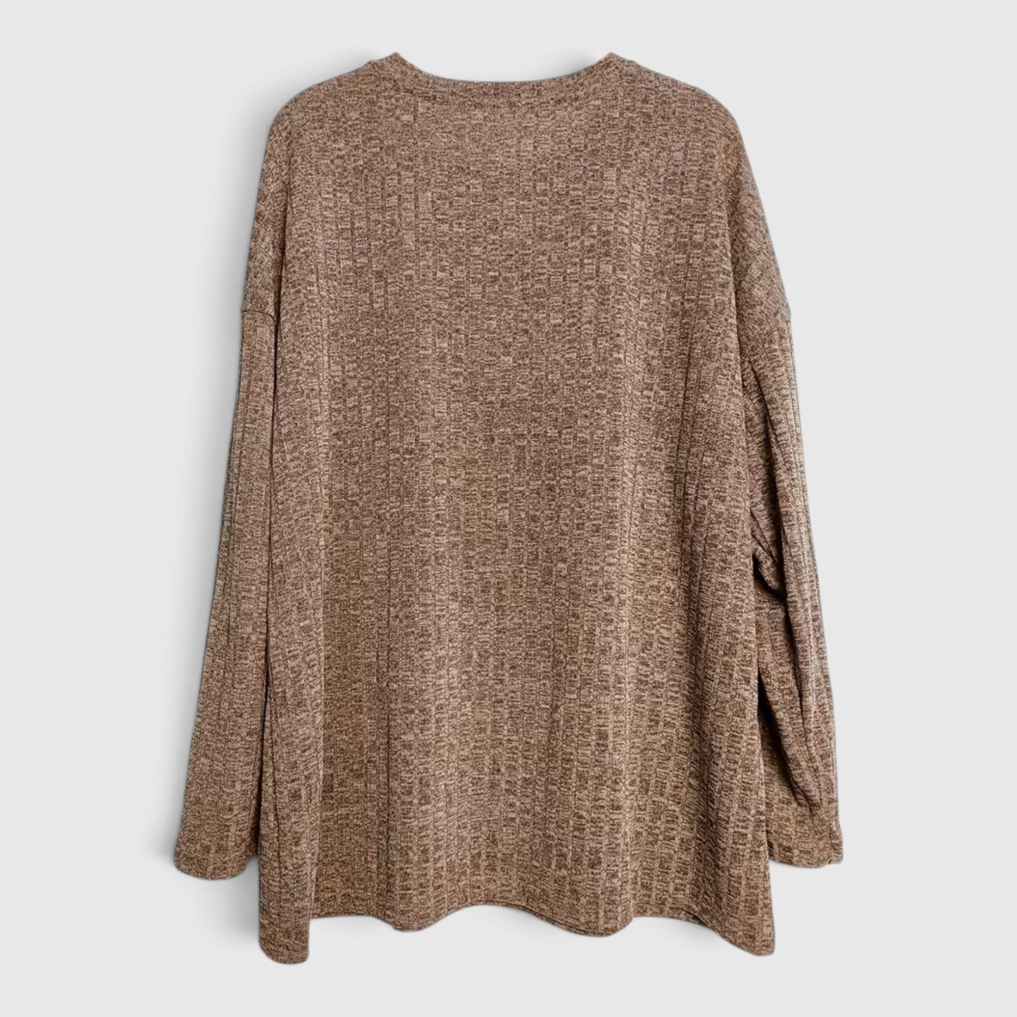 Lola | Women's Plus Size Crewneck Sweater – Relaxed Fit Long Sleeve Casual Top