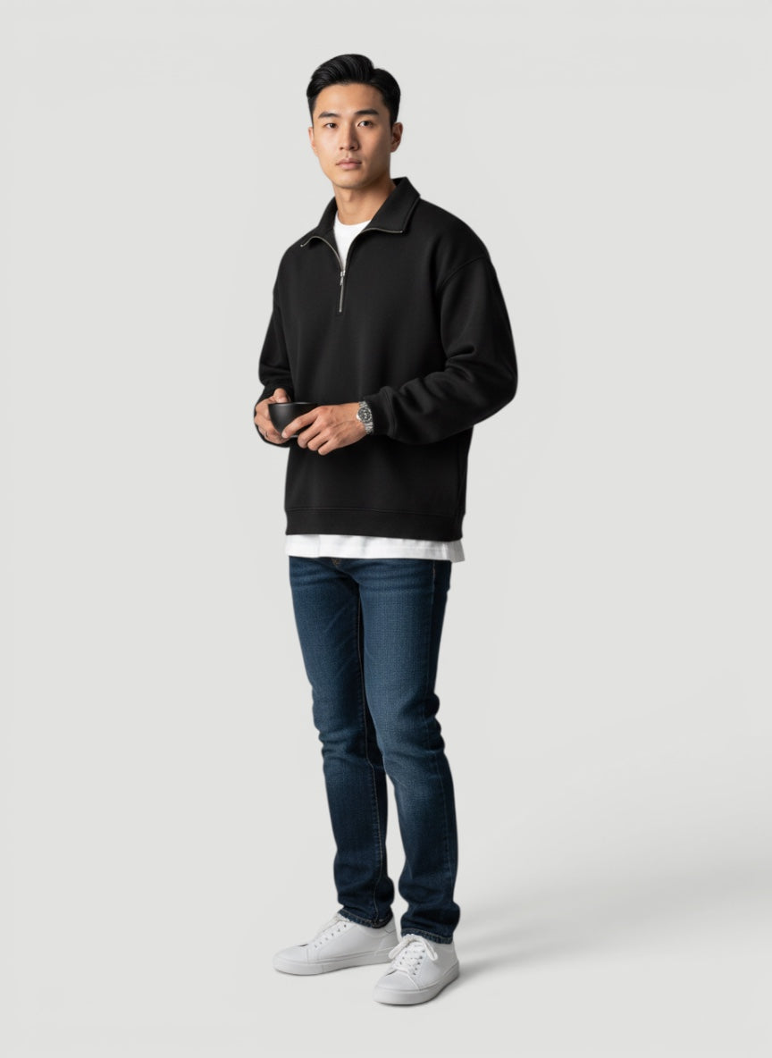 Ellmont London | Men’s Lightweight Quarter Zip Pullover