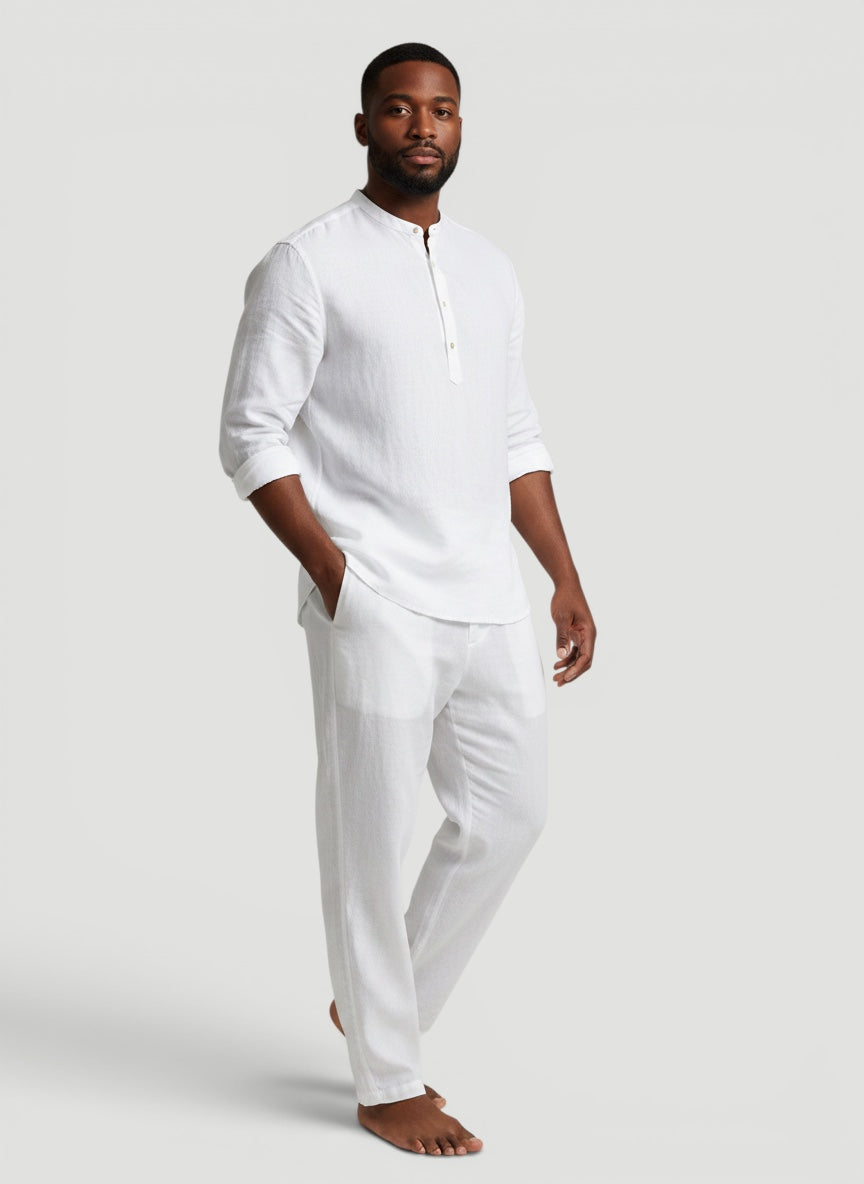 Ellmont London | Men’s Relaxed Breathable Fit Linen Summer Outfit