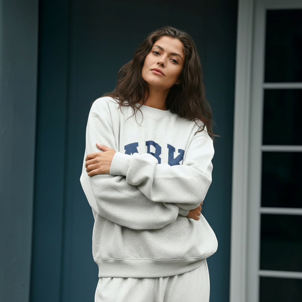 Ellmont London | Women's Varsity Hoodie Soft Fleece Relaxed Fit Everyday Wear