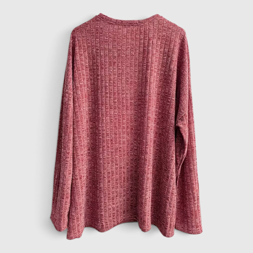 Lola | Women's Plus Size Crewneck Sweater – Relaxed Fit Long Sleeve Casual Top