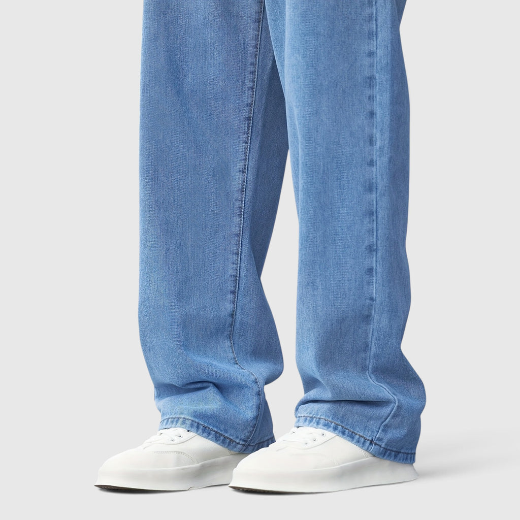 Jack | Men's Baggy Denim Jeans Wide-Leg Regular Fit Trousers