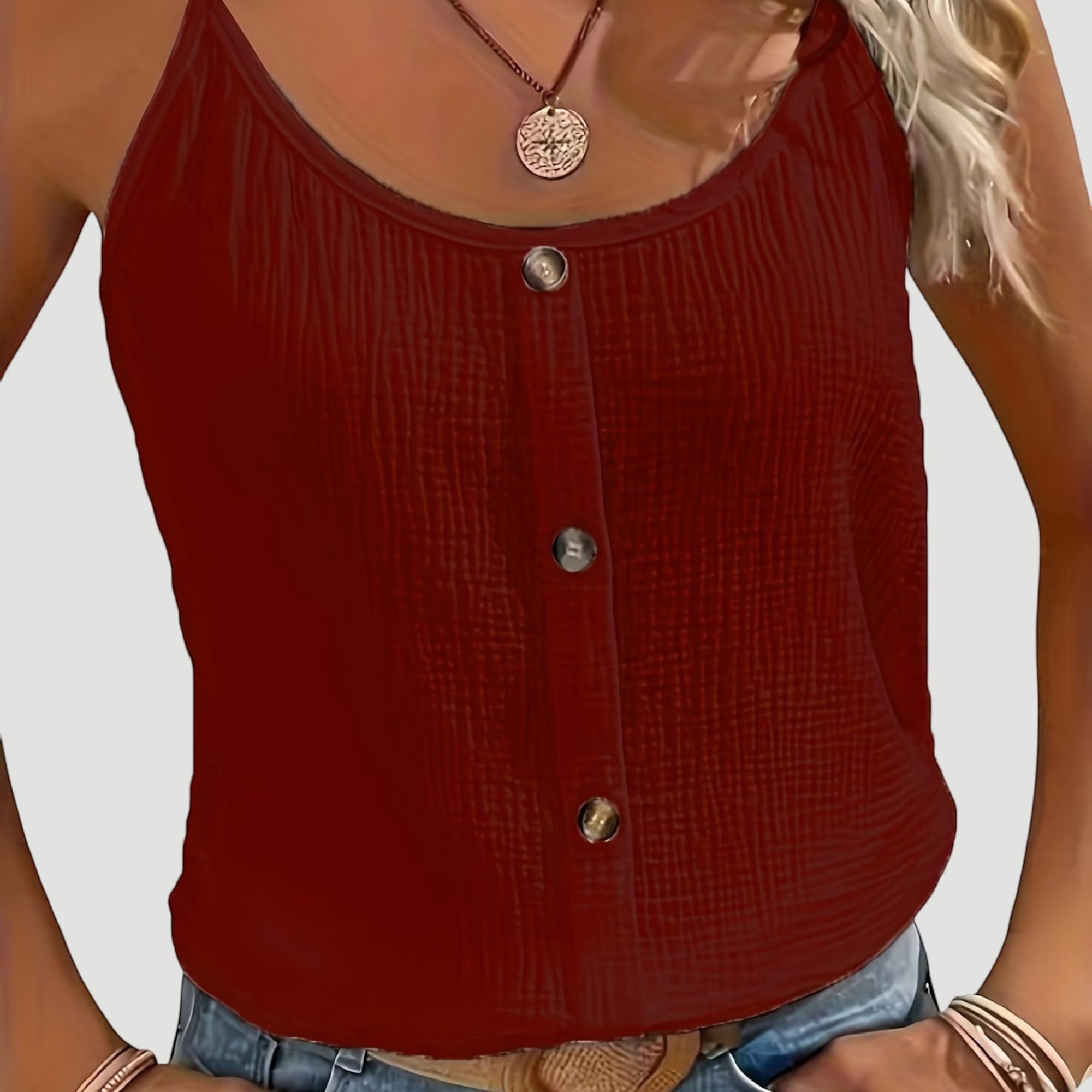 Ellmont London | Women’s Casual Sleeveless Blouse Lightweight Fit