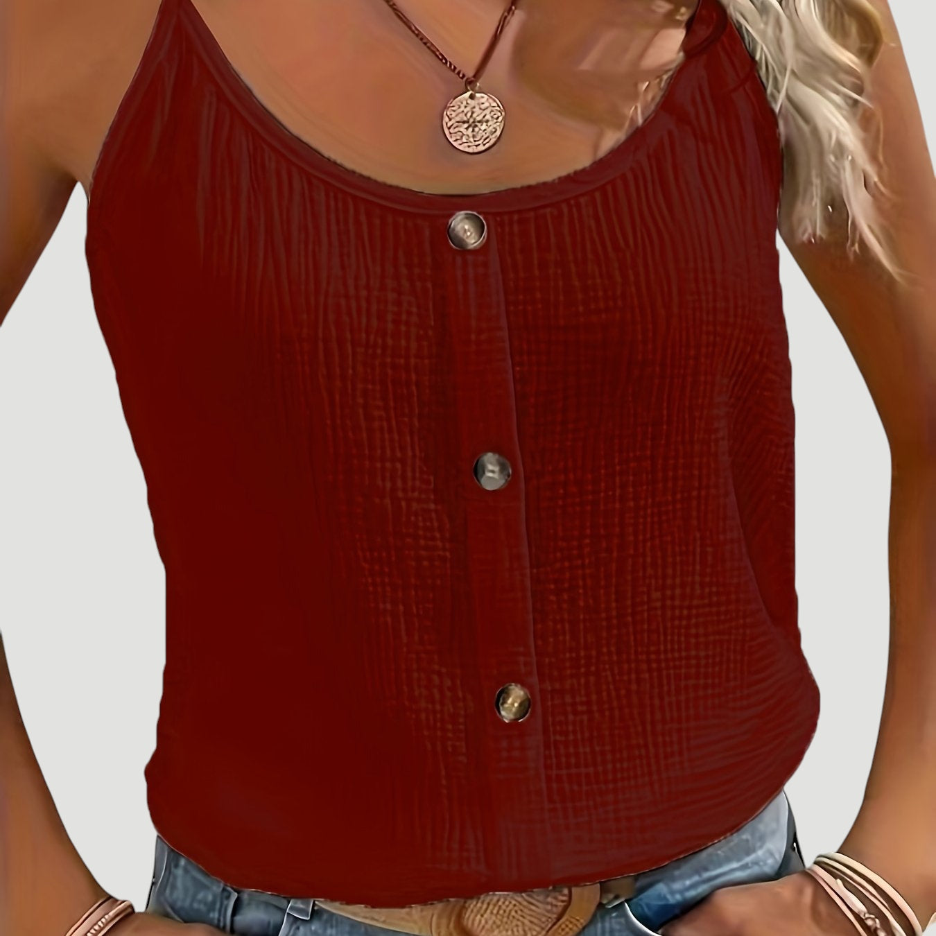 Ellmont London | Women’s Casual Sleeveless Blouse Lightweight Fit