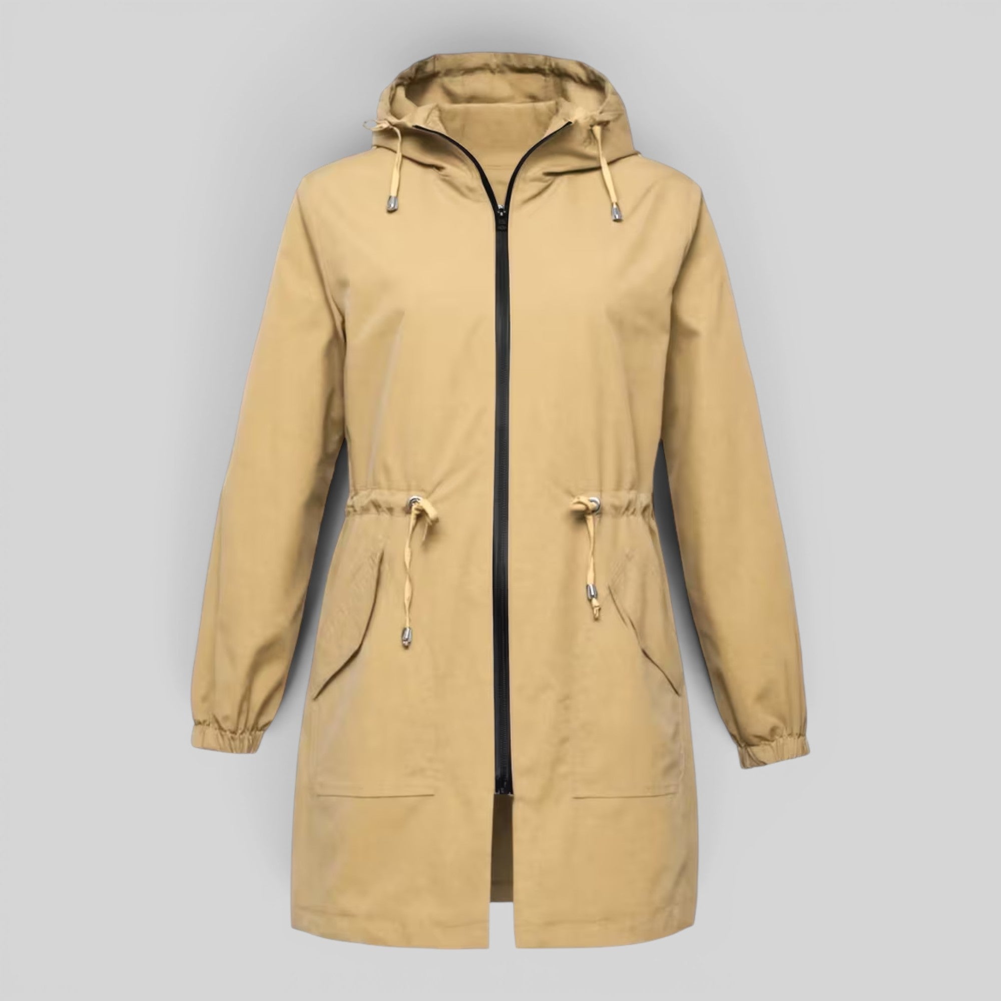 Ellmont London | Women's Waterproof Trench Coat Full Zip Outdoor Rain Jacket