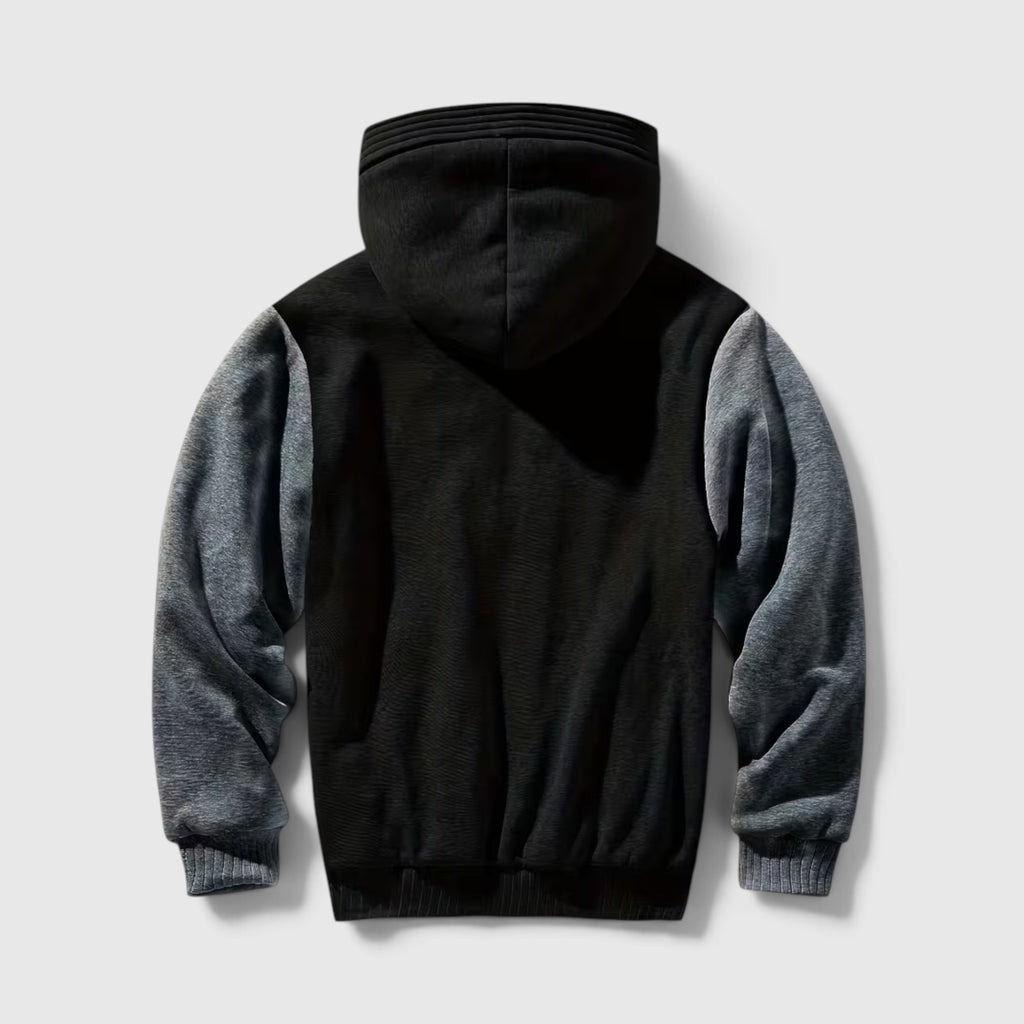 Elliot | Men's Full-Zip Winter Hoodie Jacket Soft Fleece Sherpa Lined