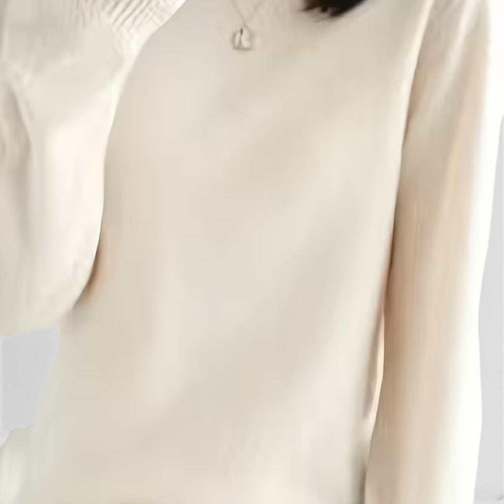 Juno | Women's Crewneck Sweater – Casual Loose Fit Everyday Knit Top