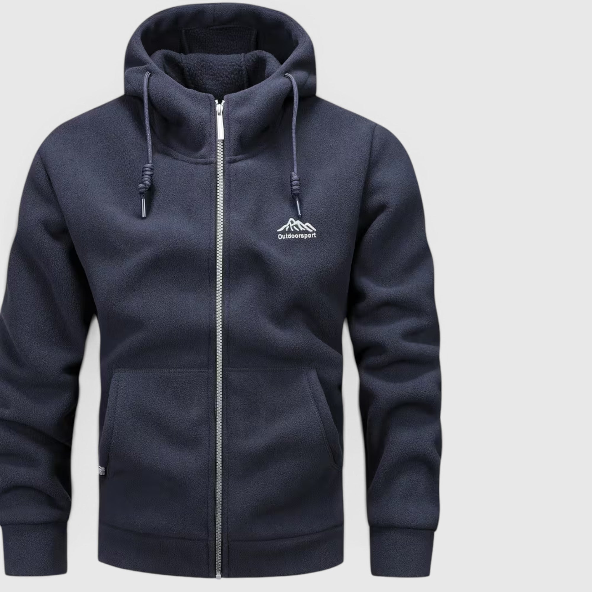 Leo | Men's Fleece Hoodie Jacket – Thick Winter Casual Hoodie