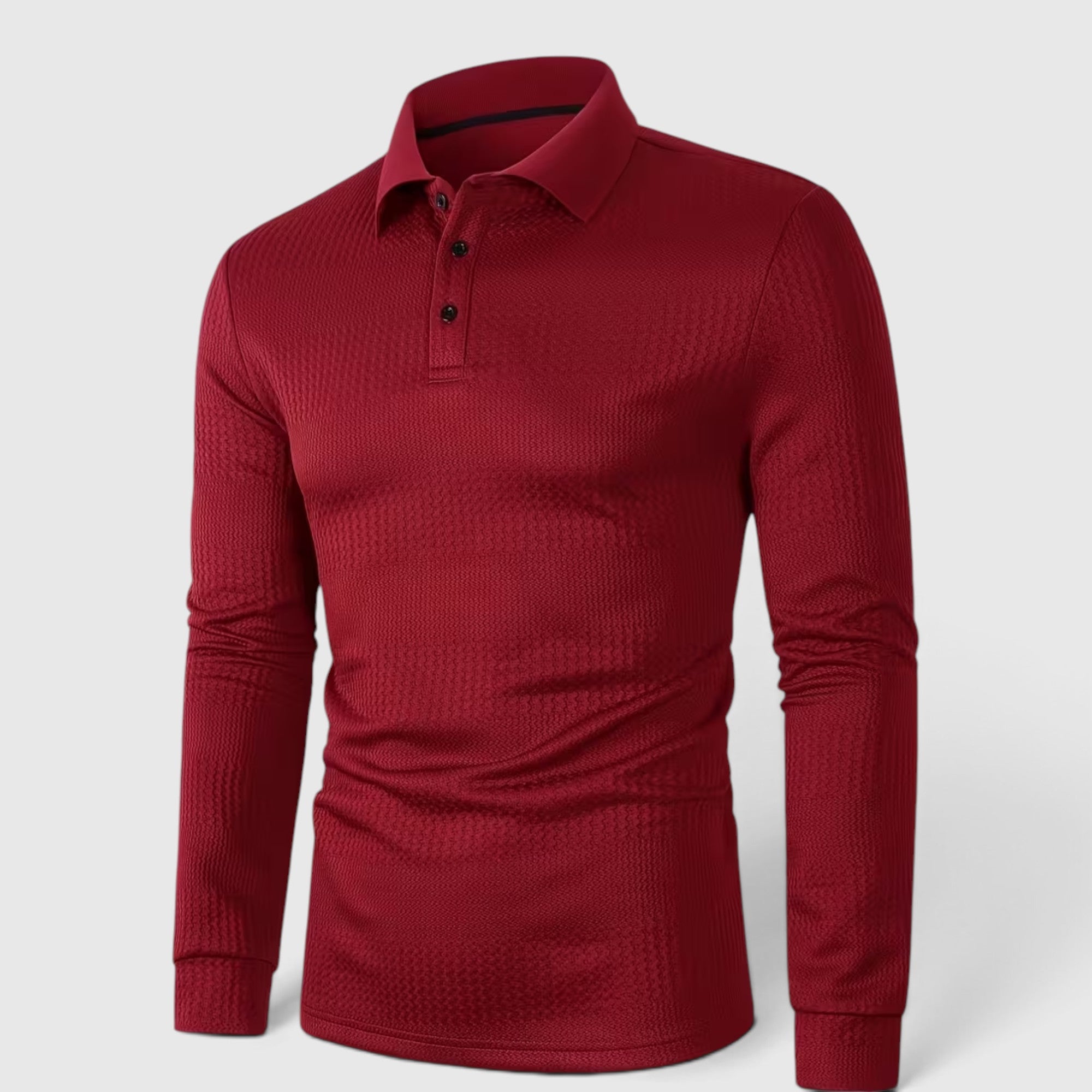 Martin | Men's Jacquard Knit Shirt – Regular Fit Office & Weekend Wear