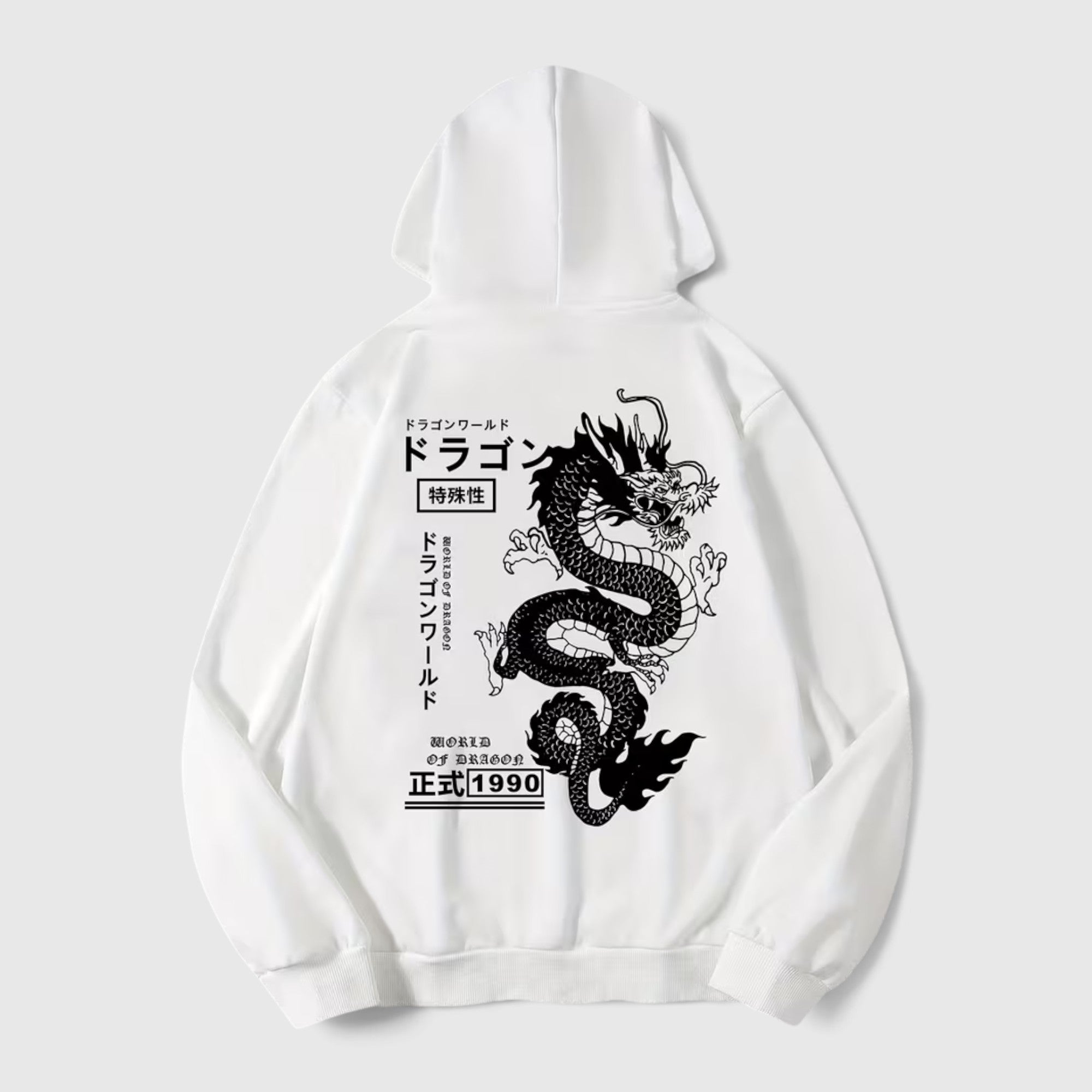Theo | Men's Dragon Hoodie – Regular Fit Everyday Pullover