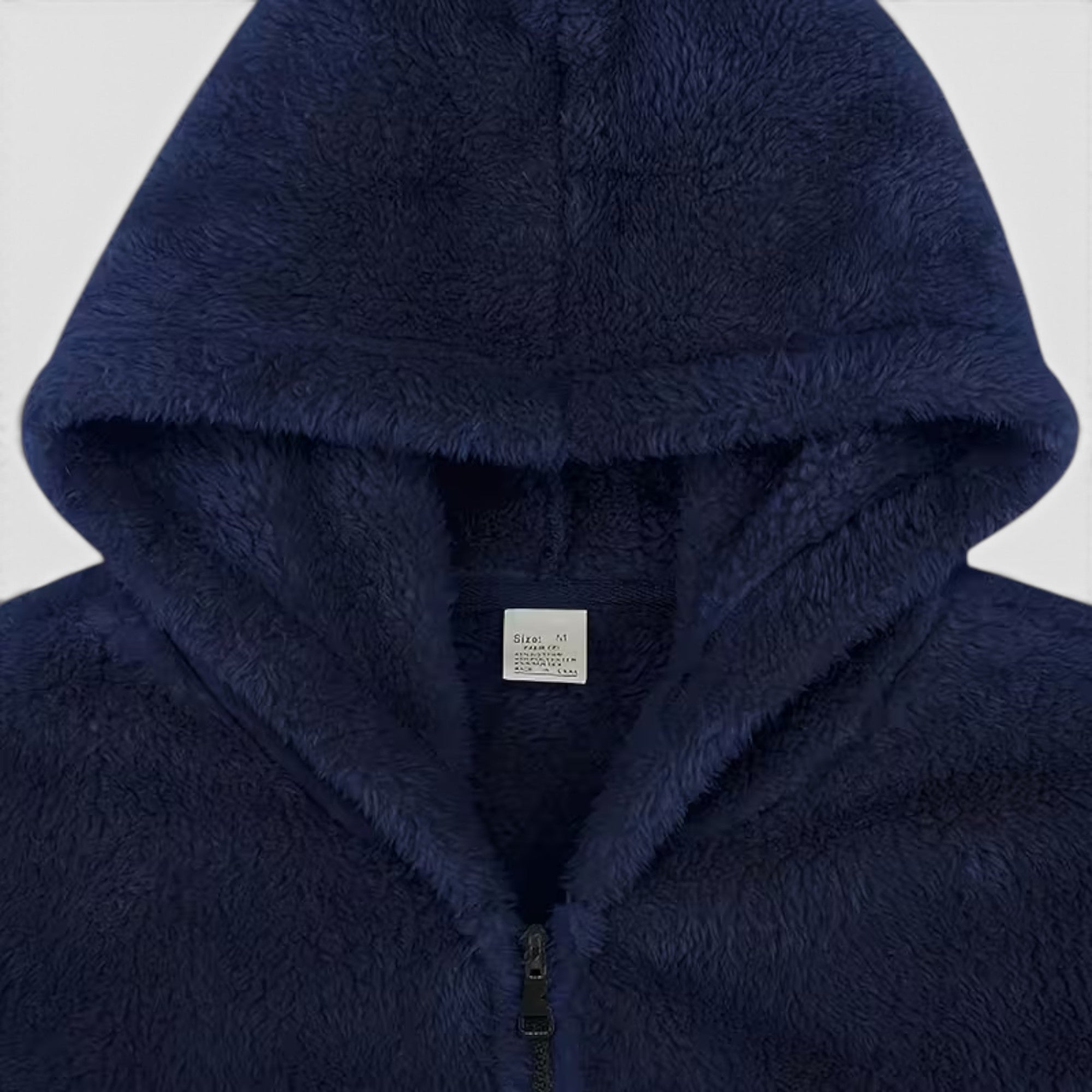 Jasper | Men's Warm Zip Up Teddy Jacket – Hooded Plus Size Outerwear
